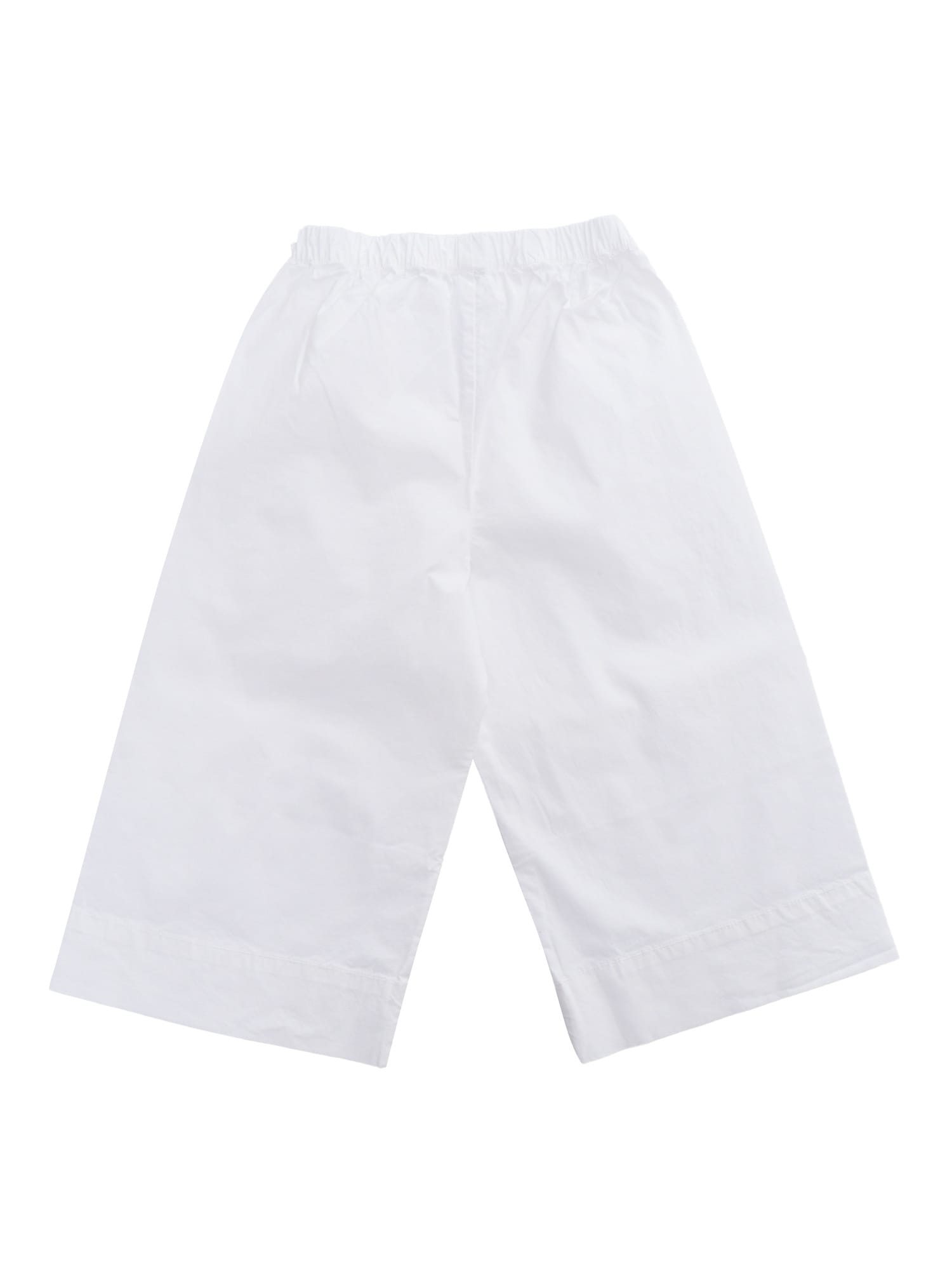 Shop Il Gufo Capri White Trousers