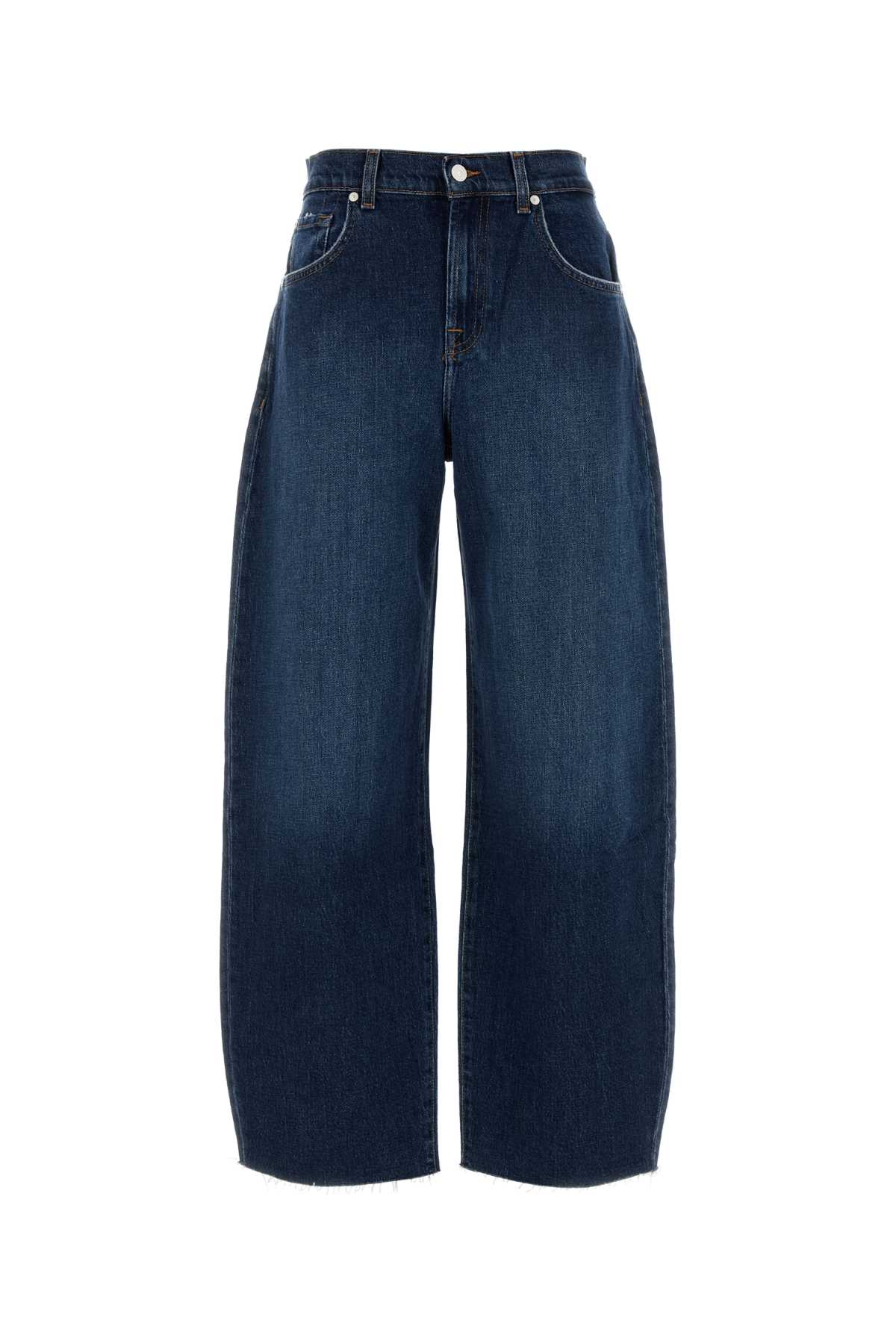 Stretch Denim Bonnie Wide-leg Jeans