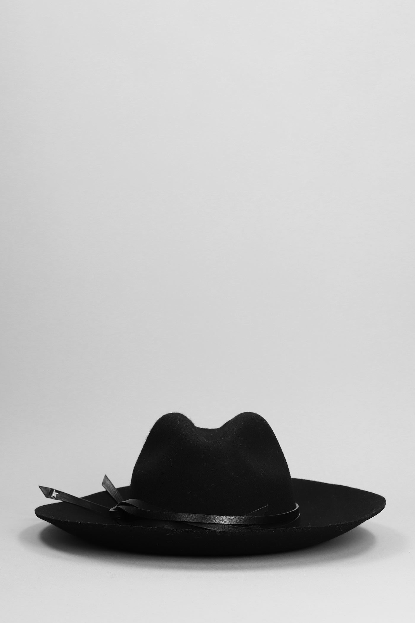 Golden Goose Fedora Hat Hats In Black Wool
