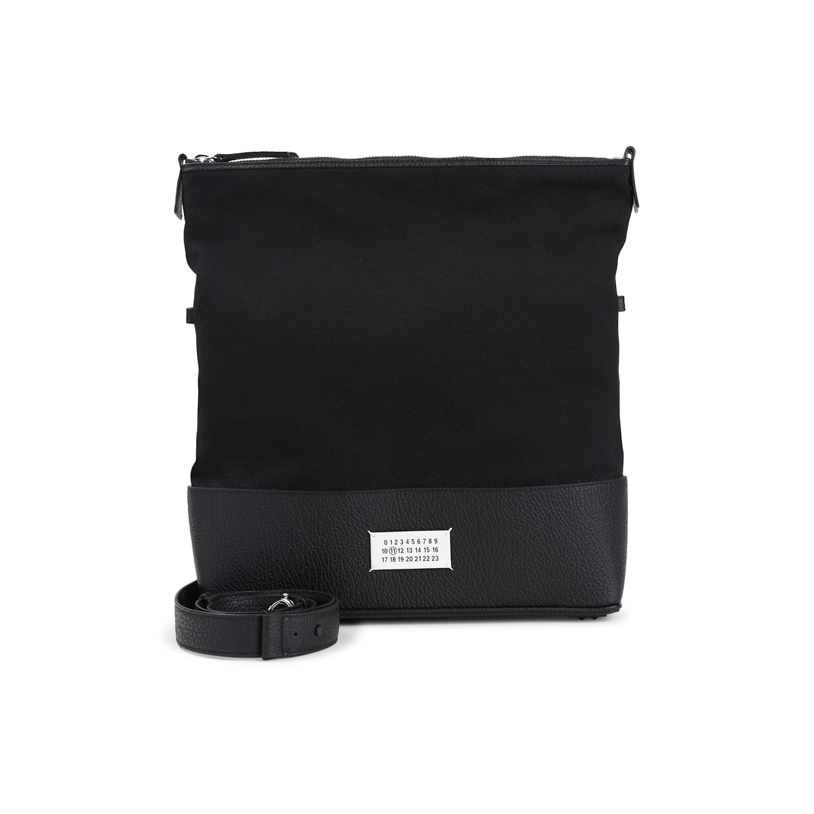 Maison Margiela 5ac Hobo Medium Handbag In Black