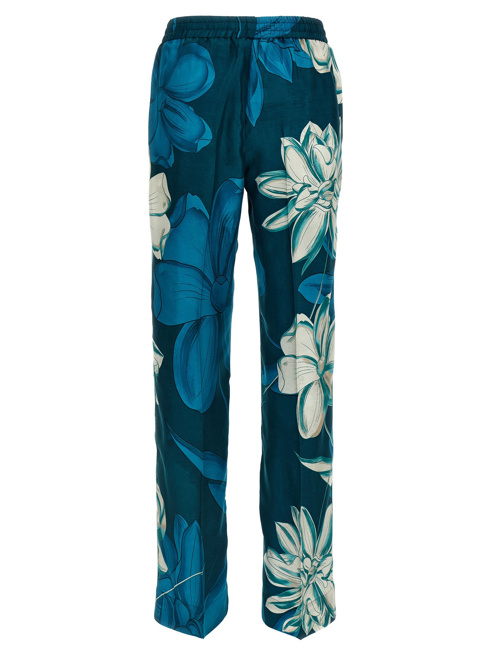 F.r.s For Restless Sleepers Printed Casual Pants In Multicolor