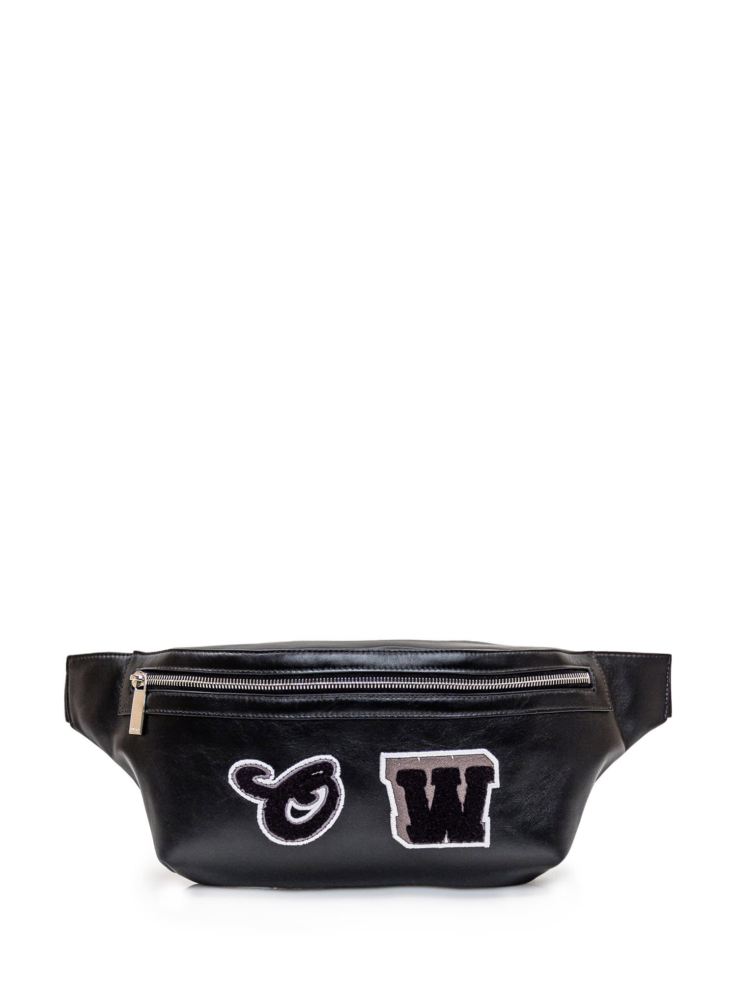 Shop Off-white Varsity Pouch In Black