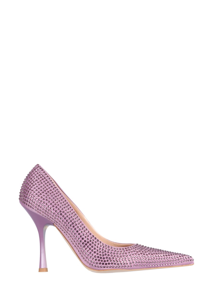 Shop Liu •jo Glam Decollete In Lilac