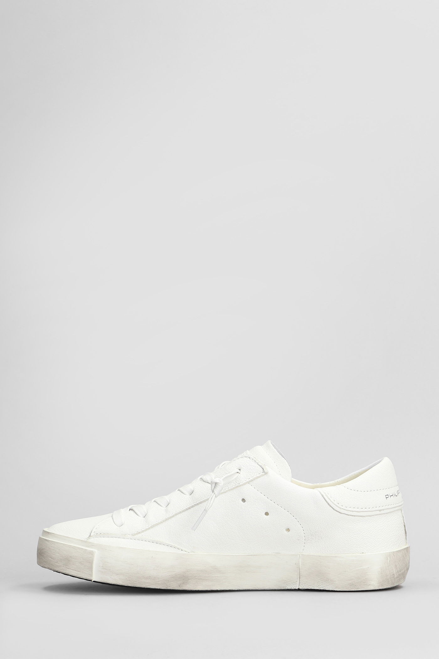 Philippe Model Prsx Basic Low-top Sneakers In White