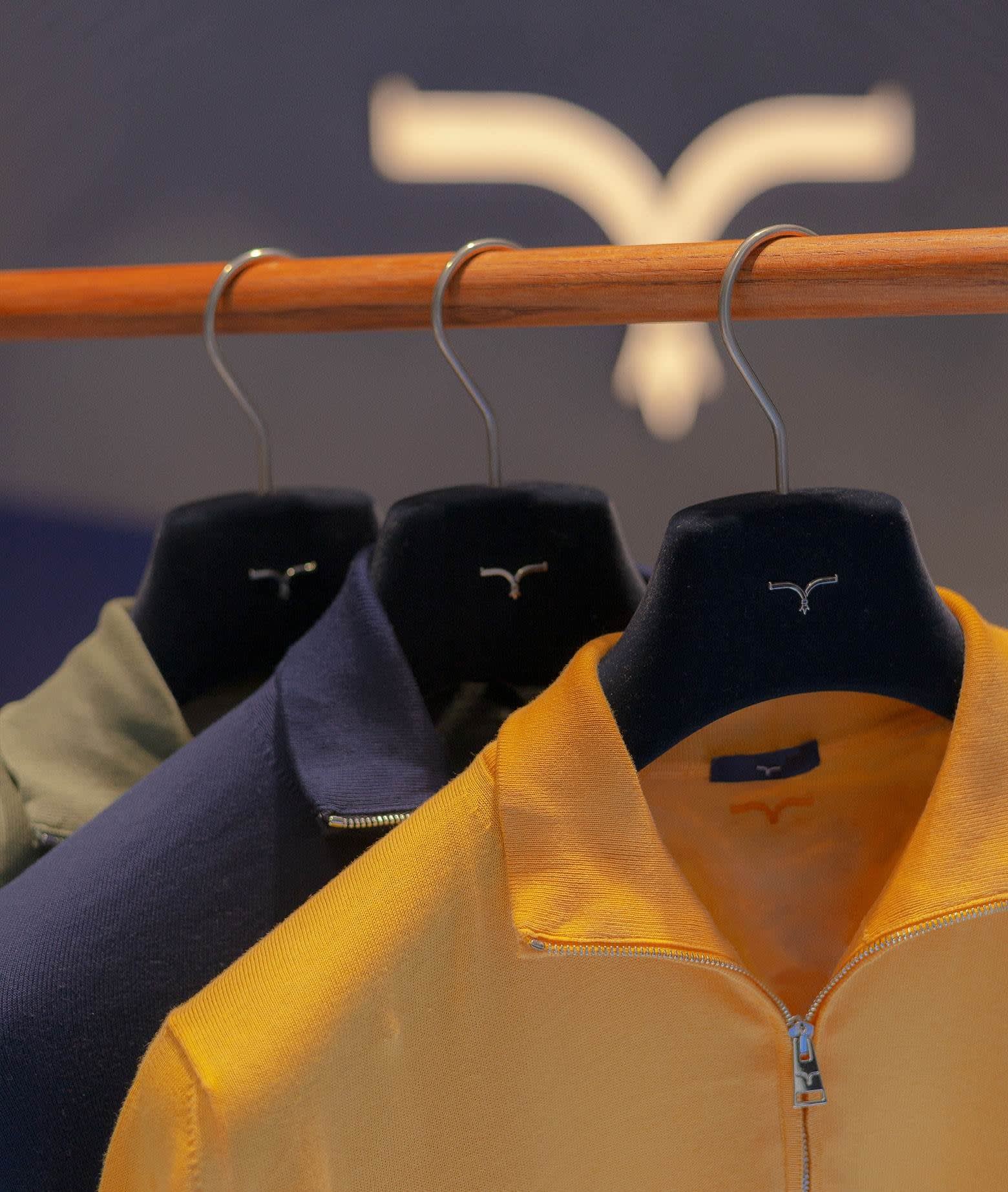 Shop Larusmiani Paul T-shirt With Zip Sweater In Yellow