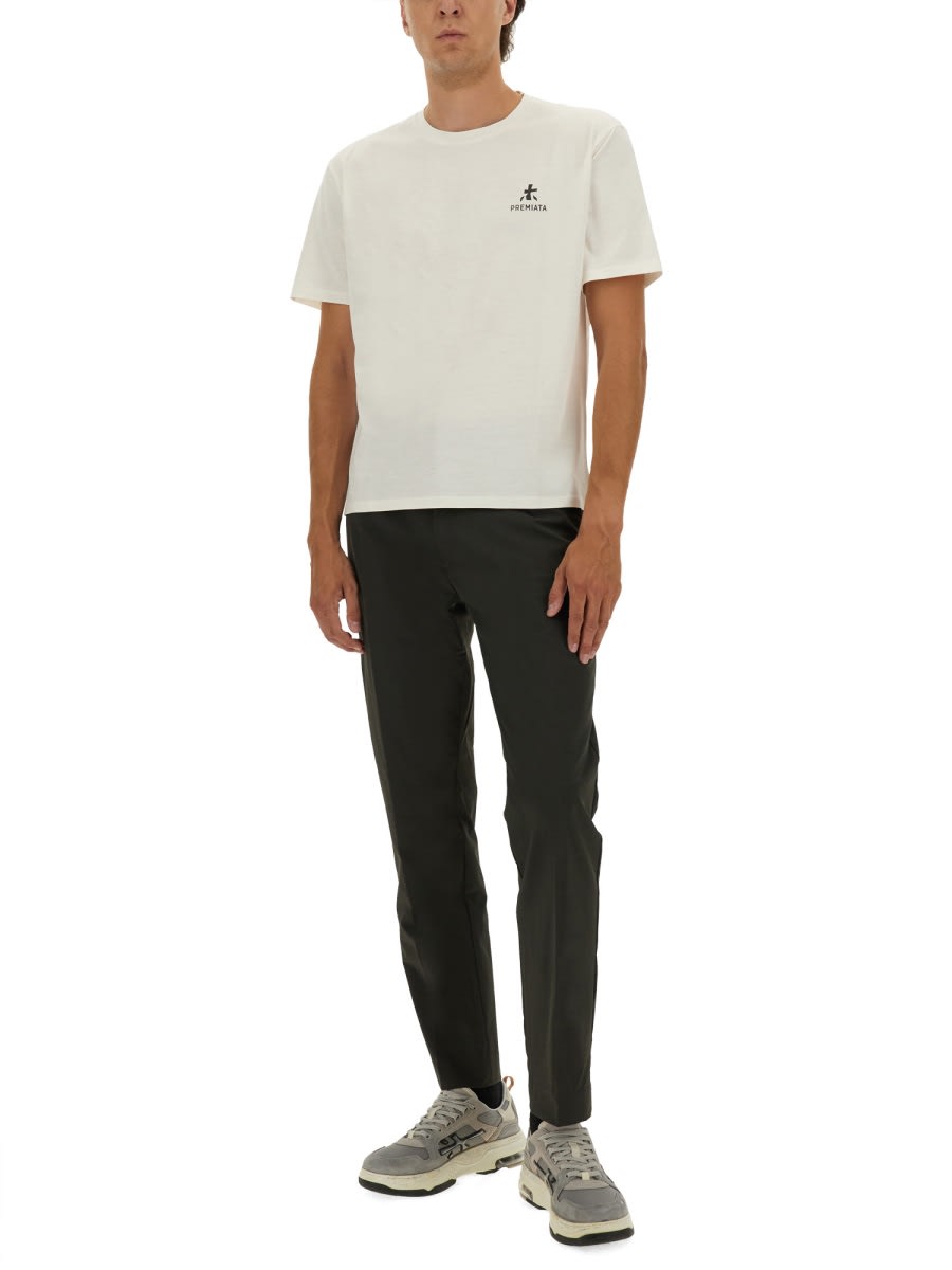 Premiata T-shirt With Logo In White