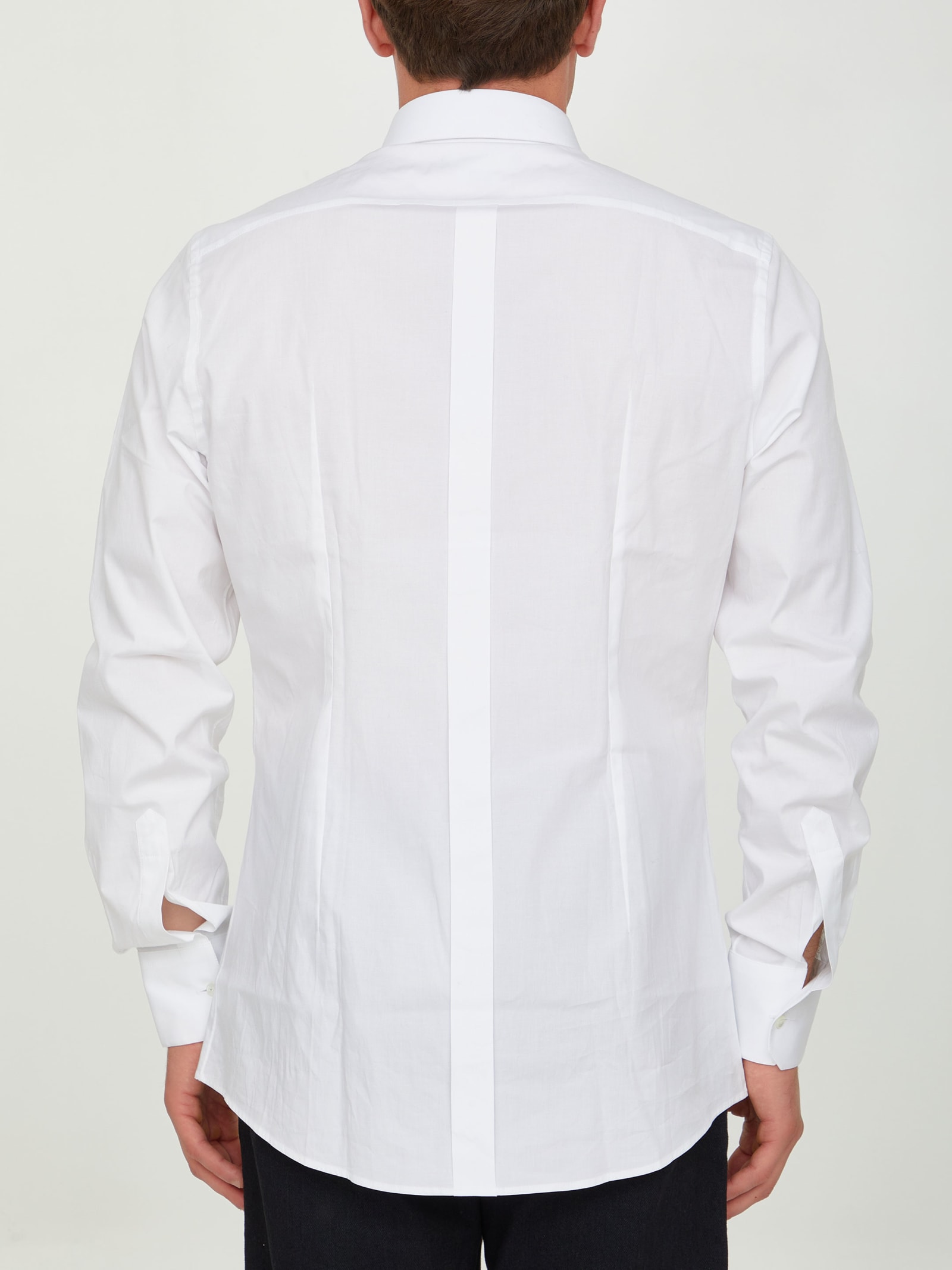 Shop Dolce & Gabbana White Cotton Shirt