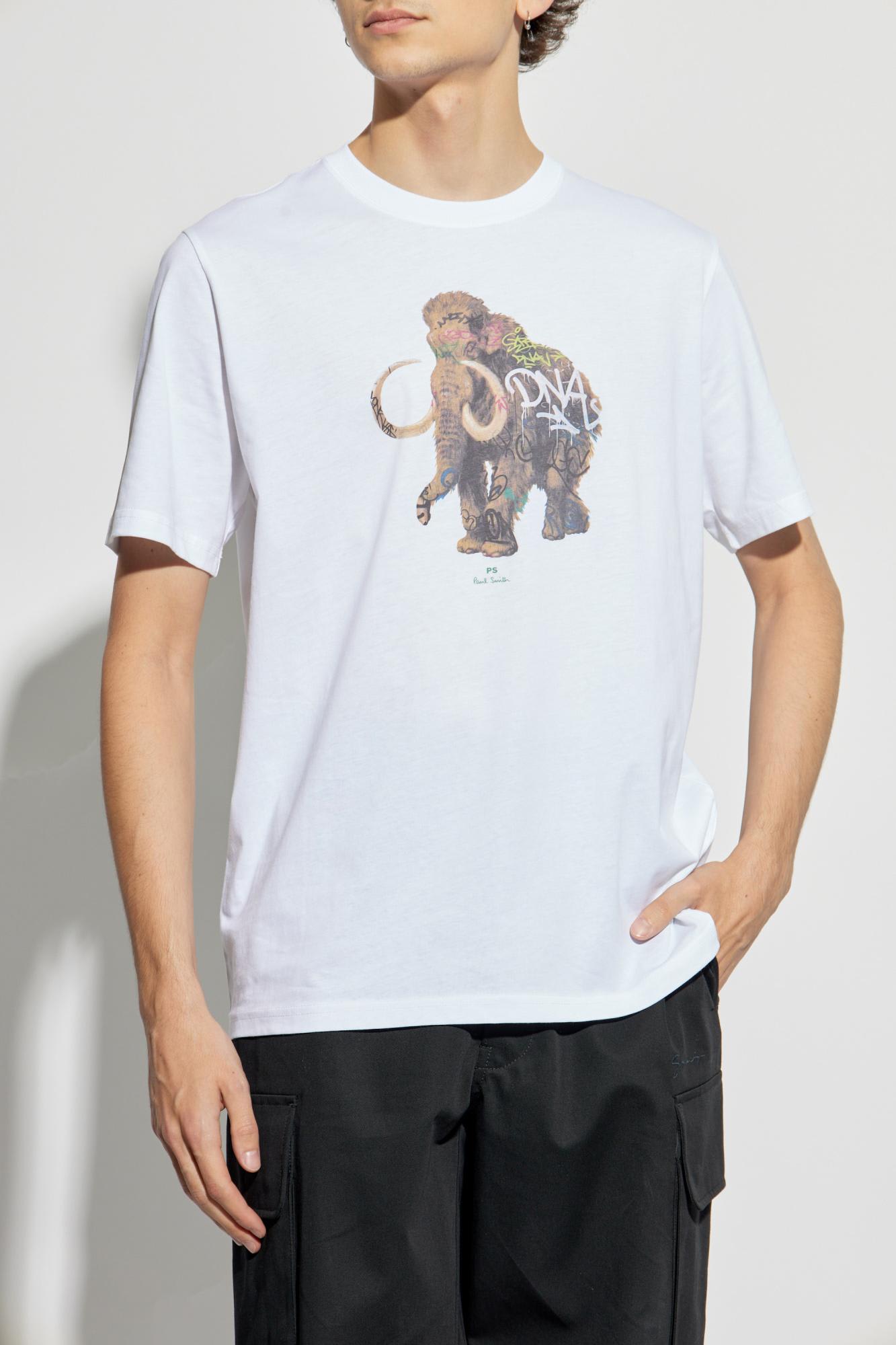 Shop Ps By Paul Smith Ps Paul Smith T-shirt With Print In White