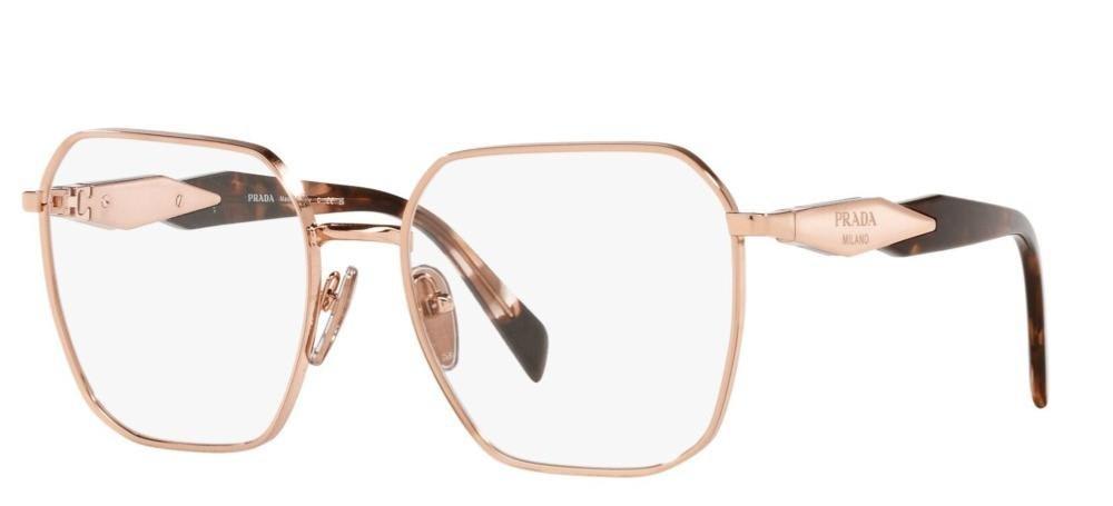 Shop Prada Square Frame Glasses In Svf1o1