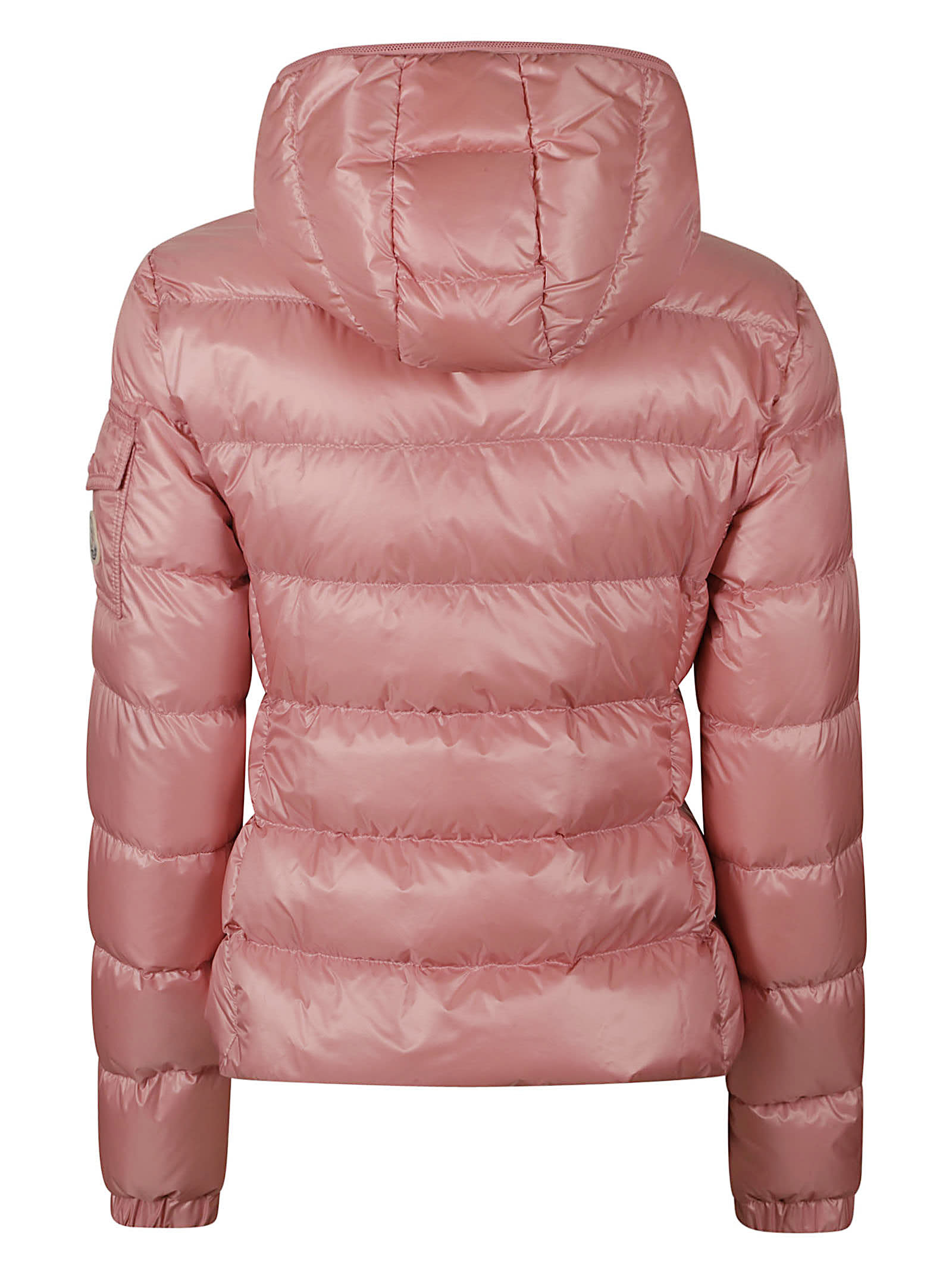 Shop Moncler Gles Padded Jacket In Pink