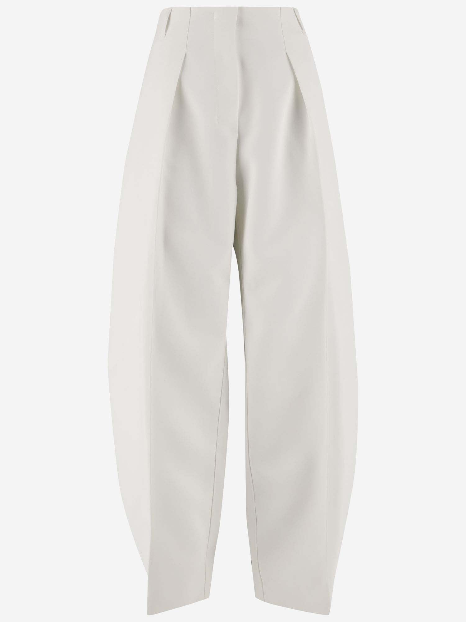 Jacquemus The Oval Trousers In White