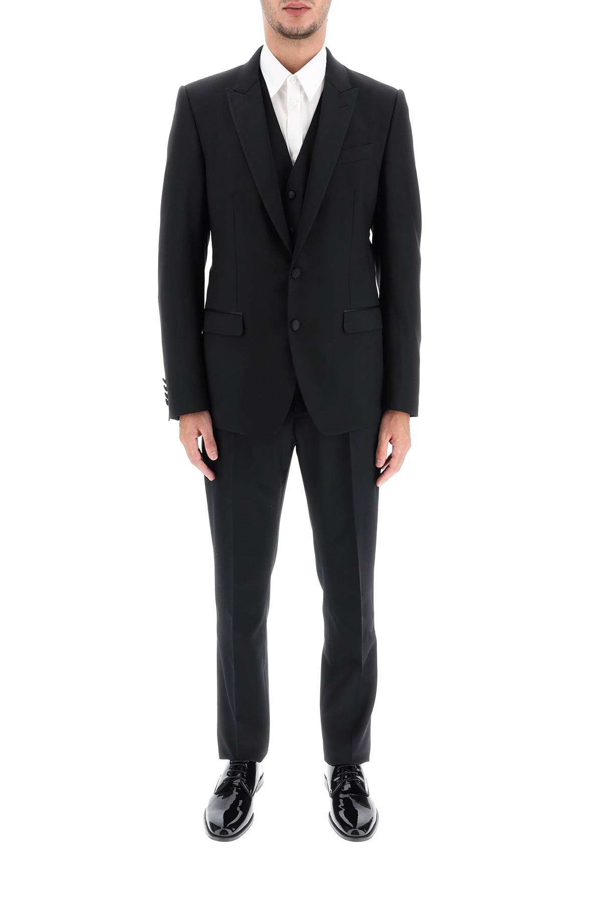Shop Dolce & Gabbana Martini Fit 3-piece Tuxedo Suit