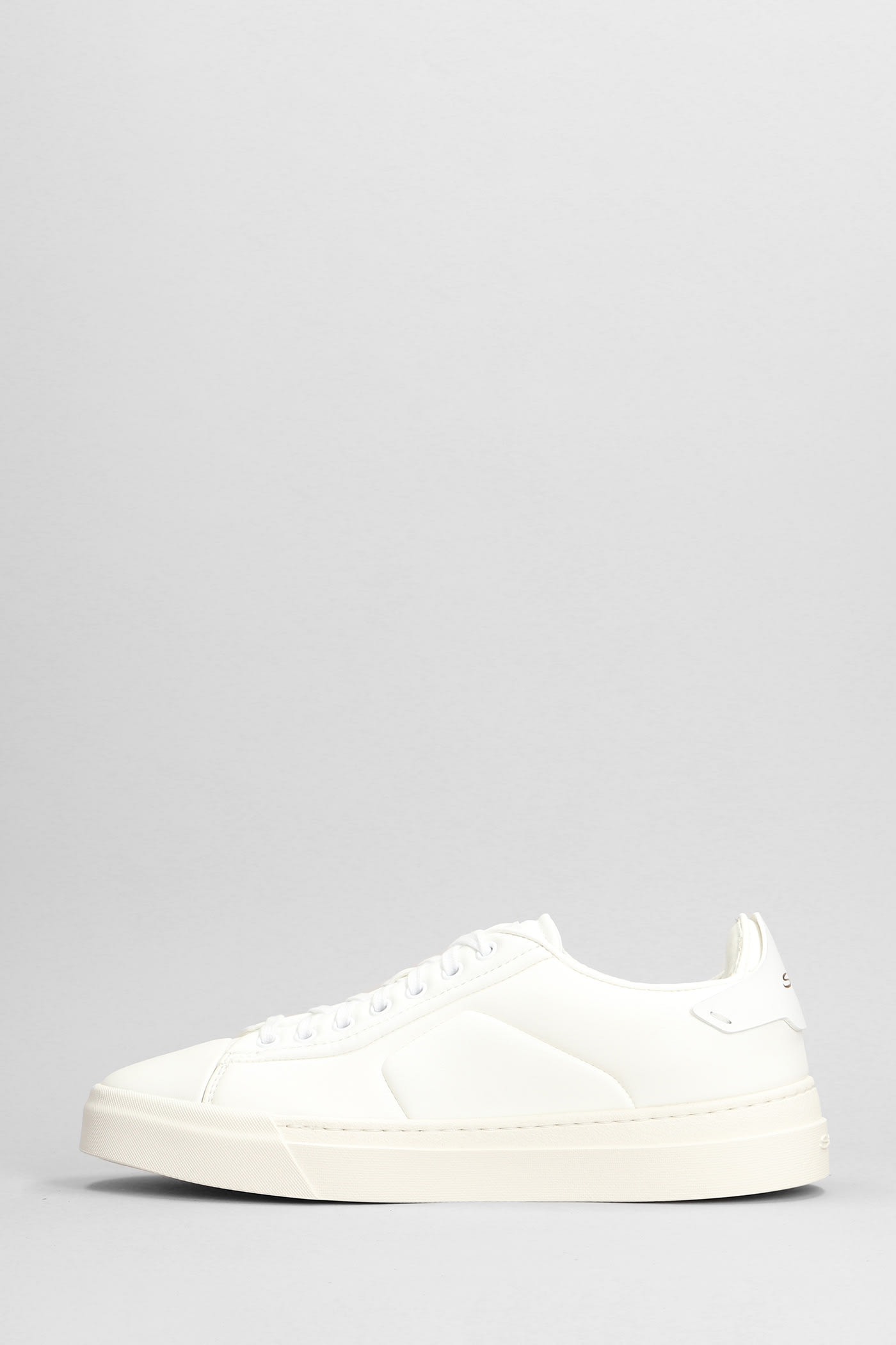 Shop Santoni Glory Sneakers In White Leather