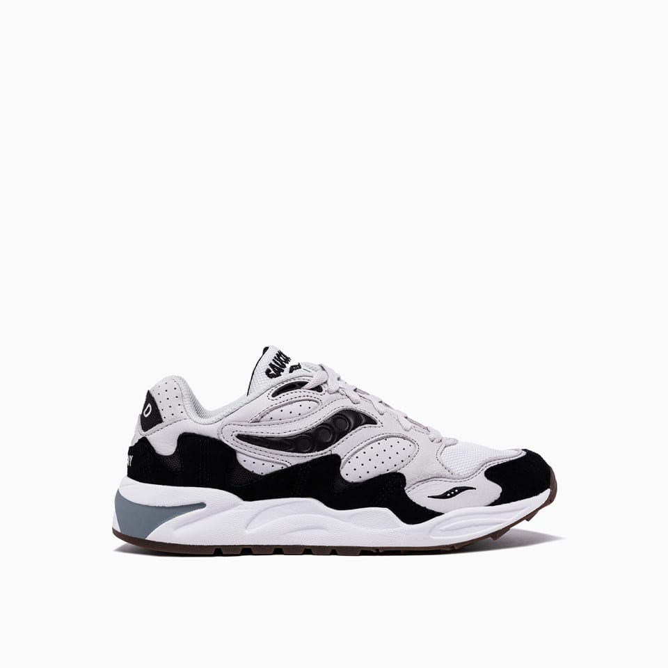 Shop Saucony Grid Sneakers Shadow 2 In Grey/black