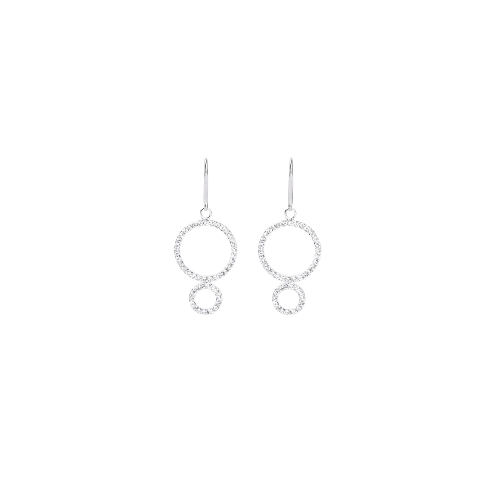 Shop Isabel Marant Brass Earrings In Trsi Trasparent Silver