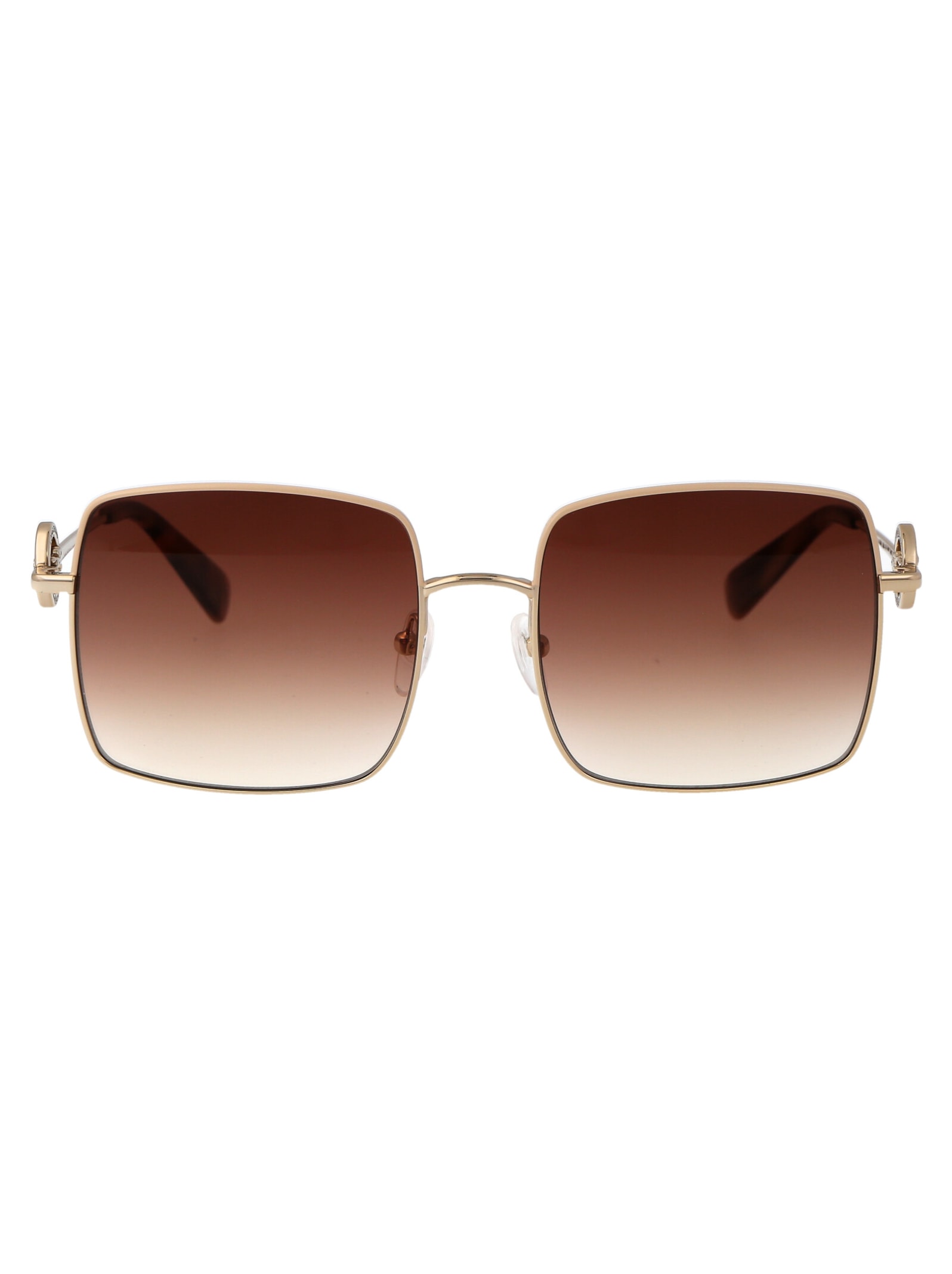 Shop Longchamp Lo162s Sunglasses In 748 Gold