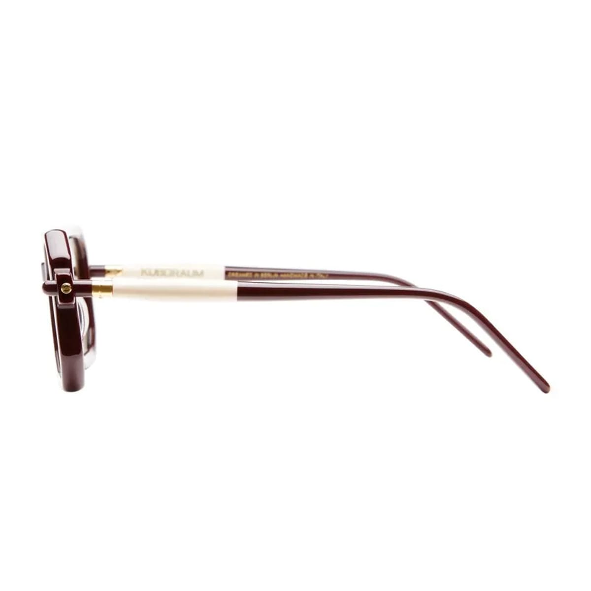Shop Kuboraum Maske P8 Dr Dark Red/ Ivory Glasses