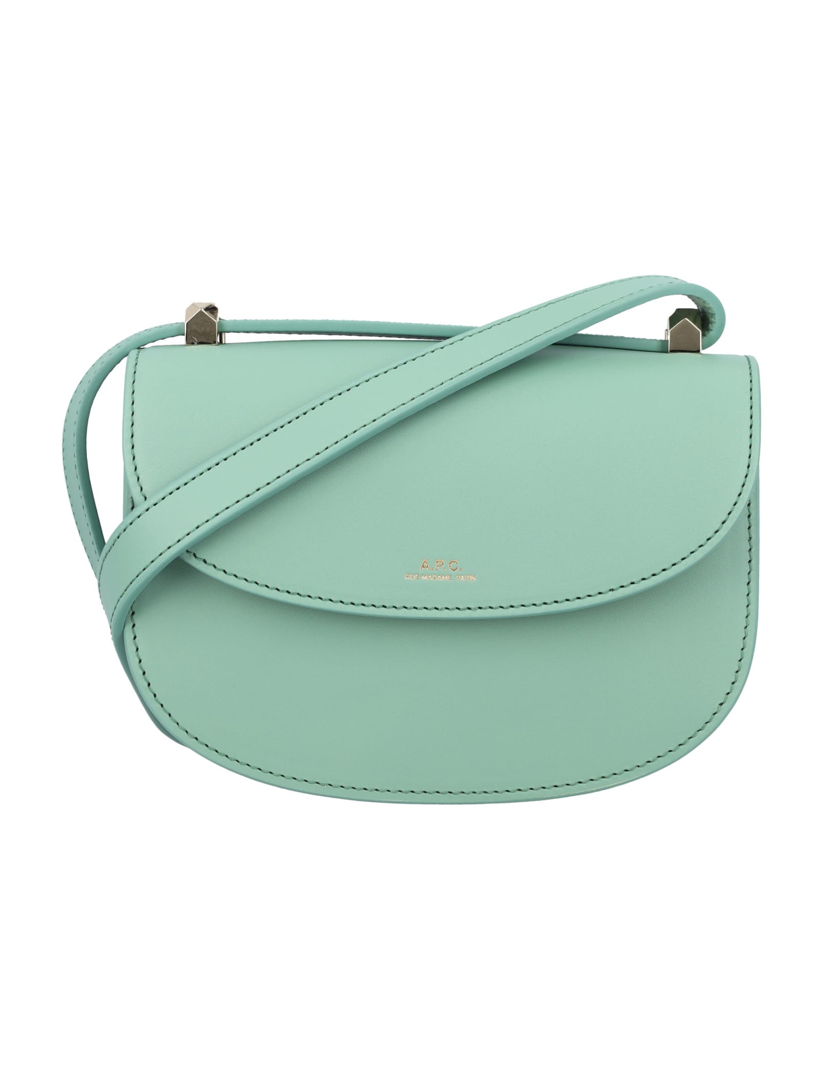 Shop Apc Geneve Mini Bag In Jade Green