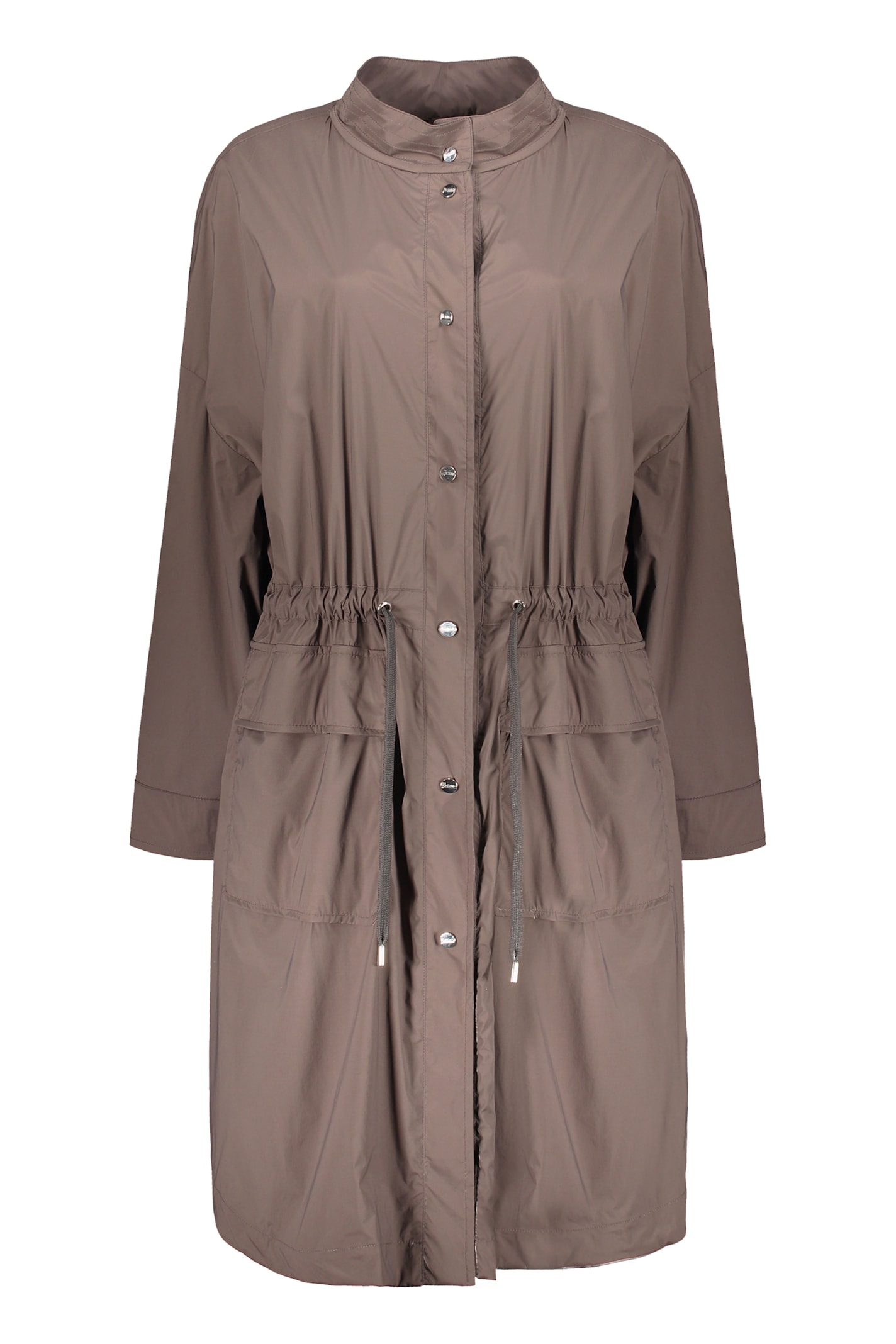 Herno Techno Fabric Jacket In Gray