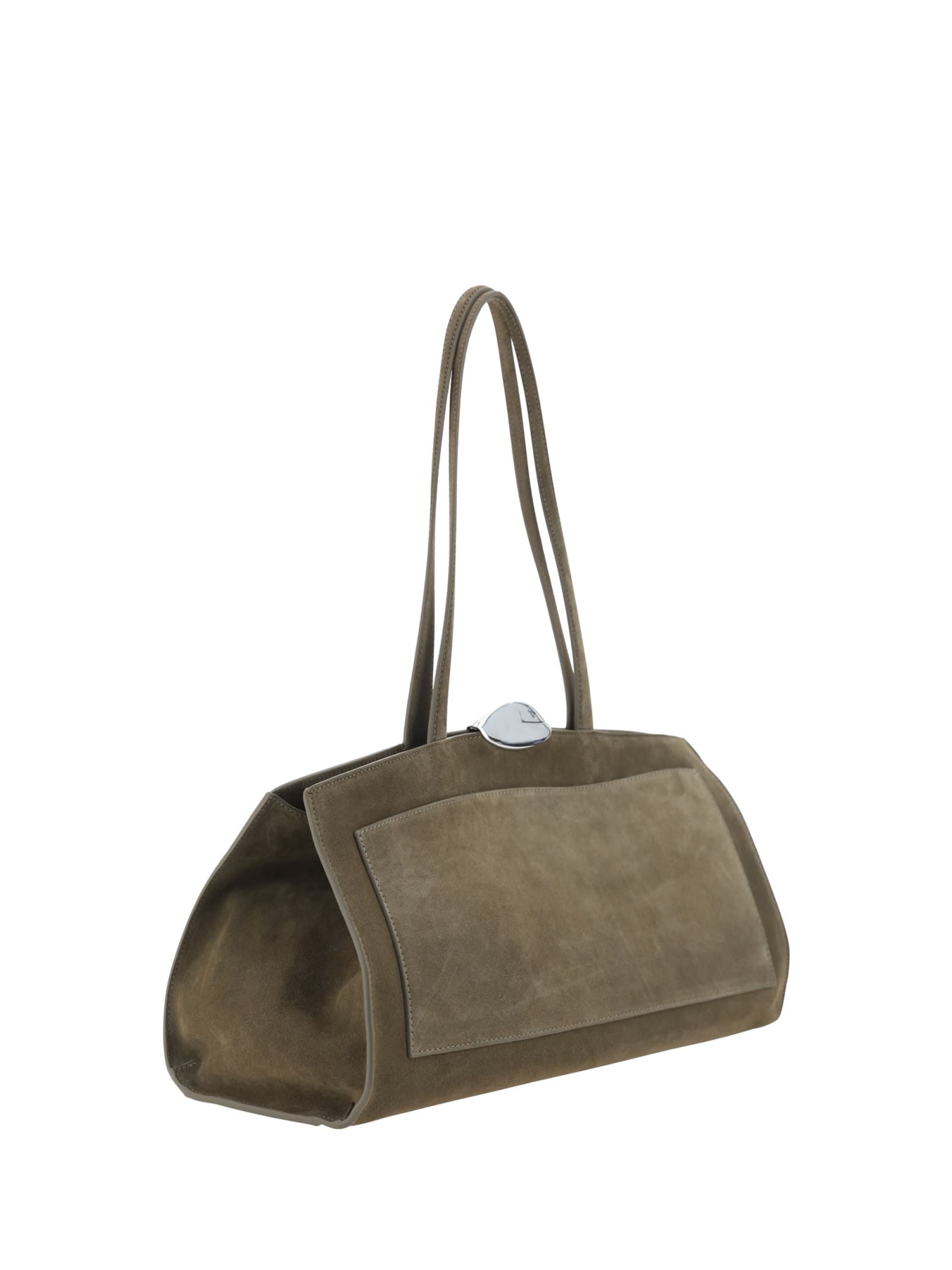 Shop Benedetta Bruzziches Serena Shoulder Bag In Twill