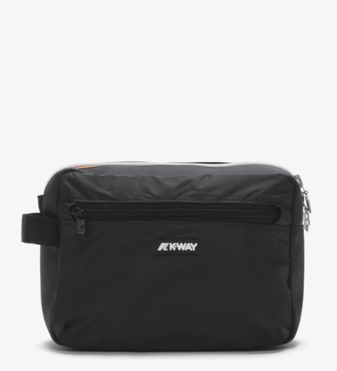 K-way Demu Zip Beauty Case In Black