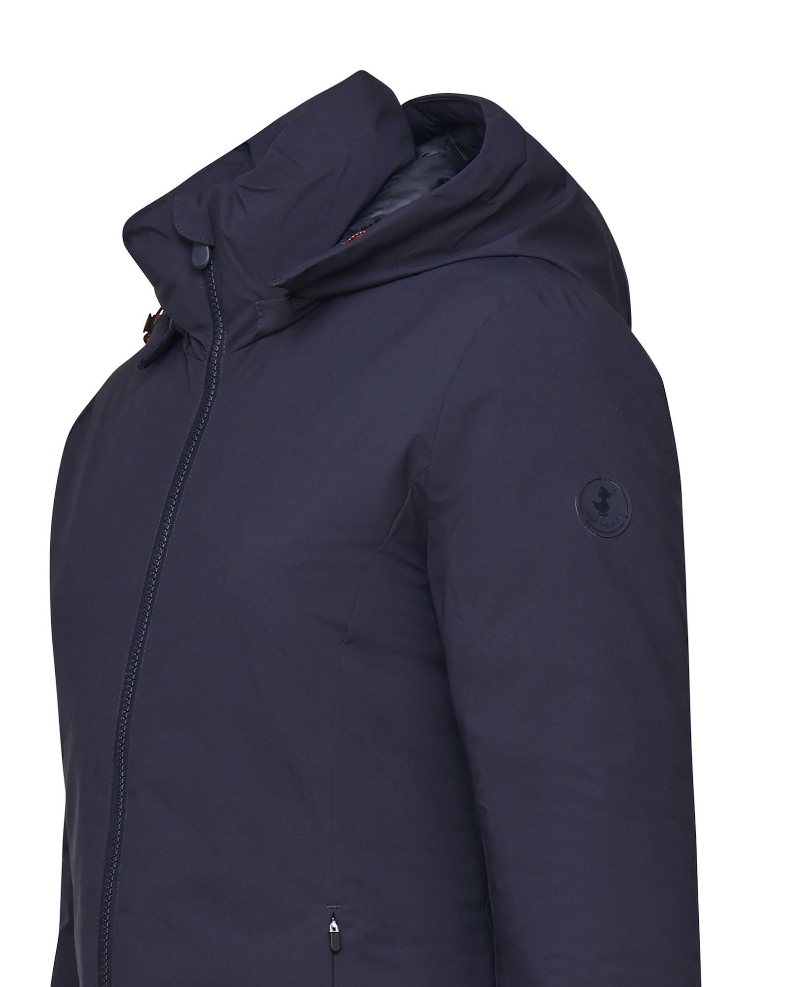 Shop Save The Duck Matt Long Jacket In Blue