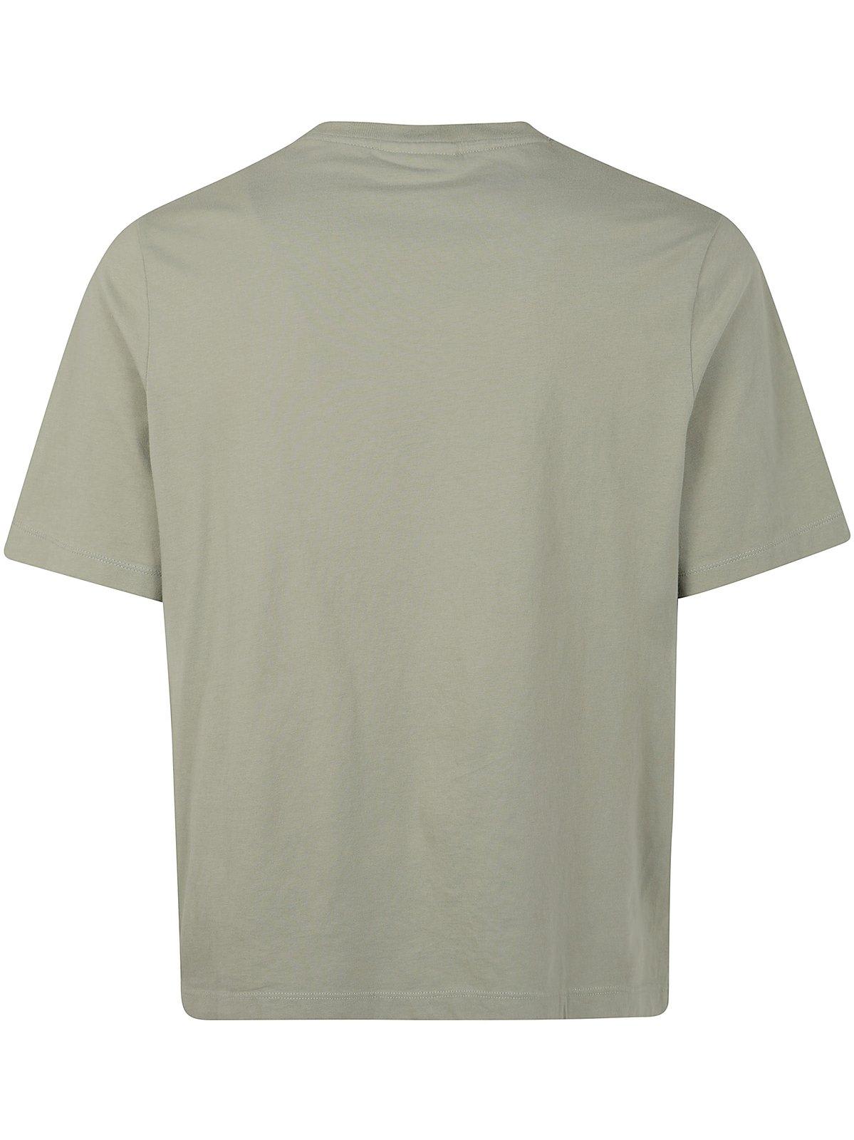 Shop Maison Kitsuné Fox Patch Crewneck T-shirt