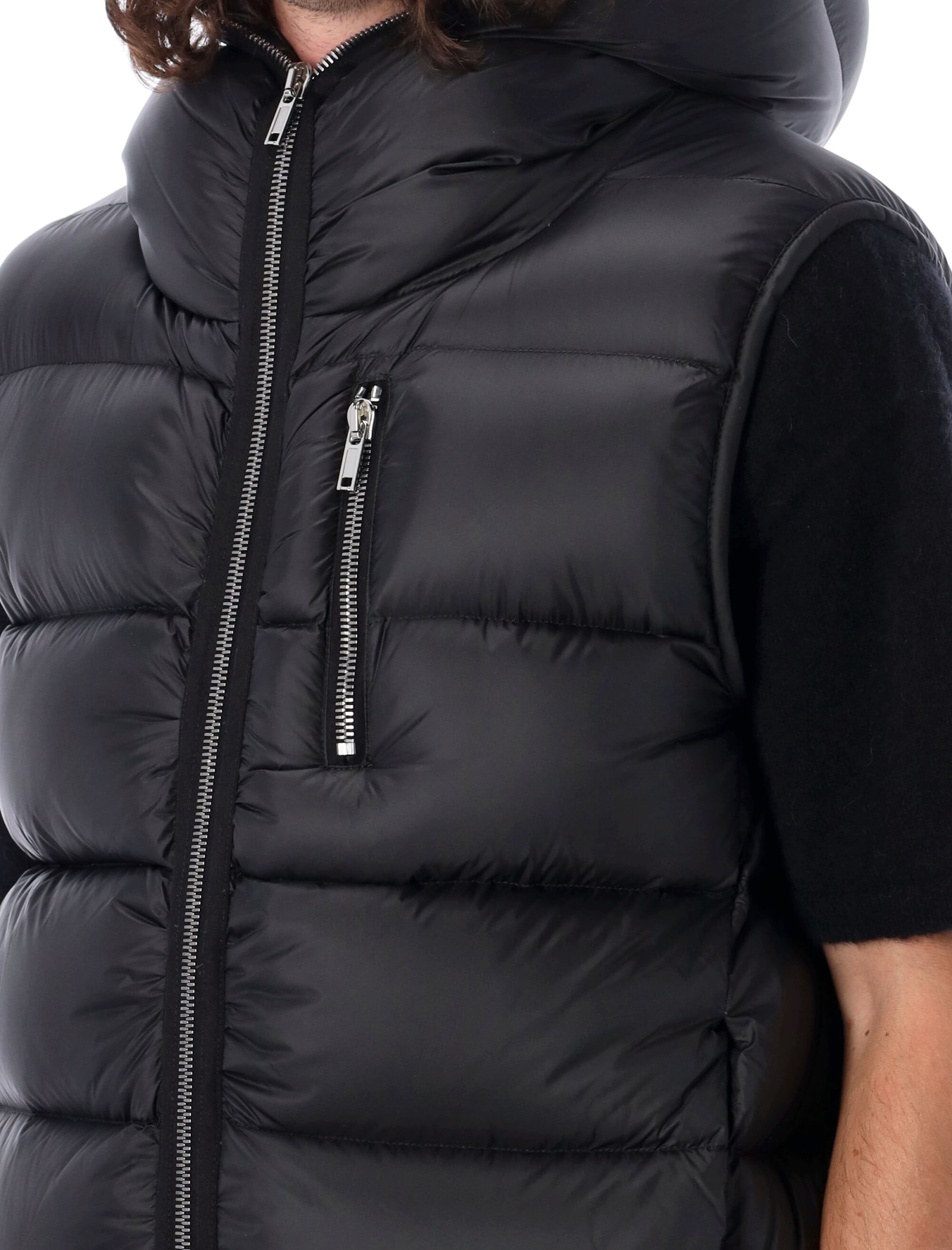 Shop Rick Owens Sealed Vest In Black