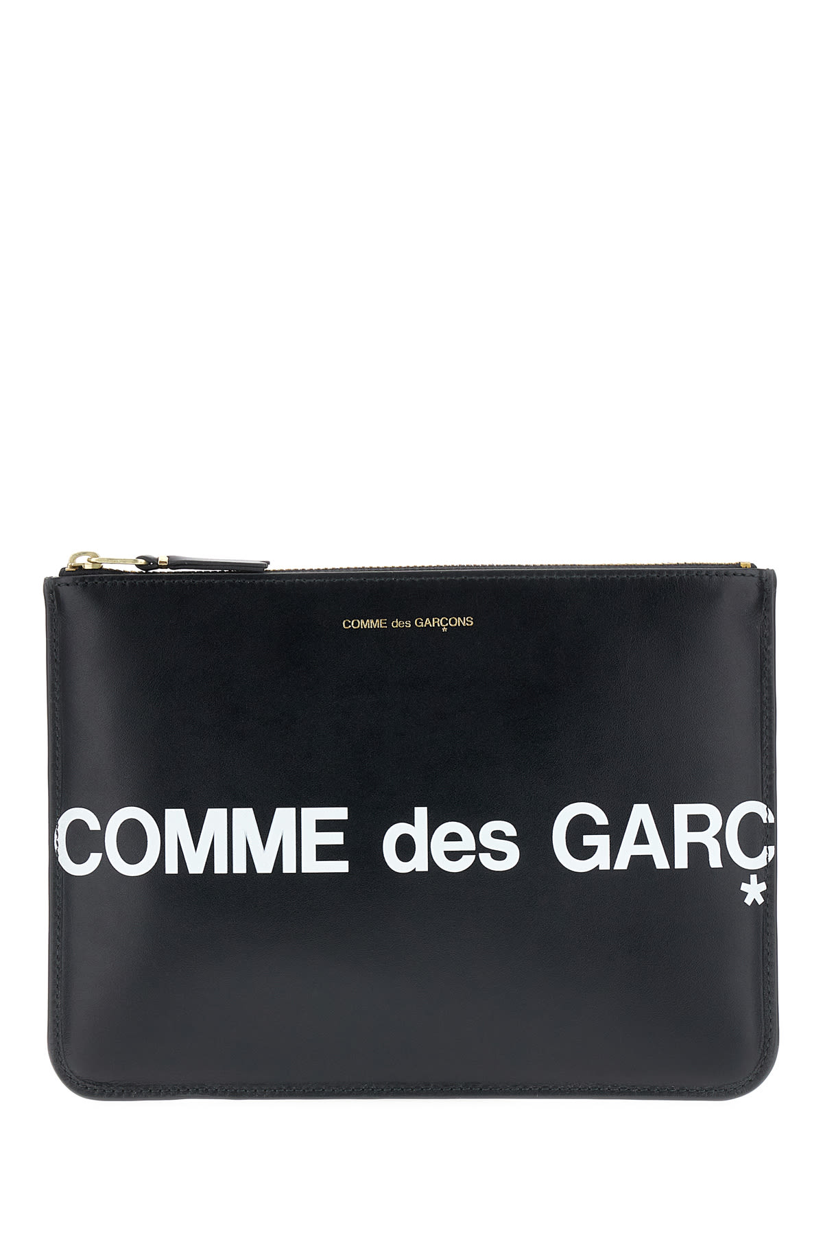 COMME DES GARÇONS BLACK LEATHER POUCH 
