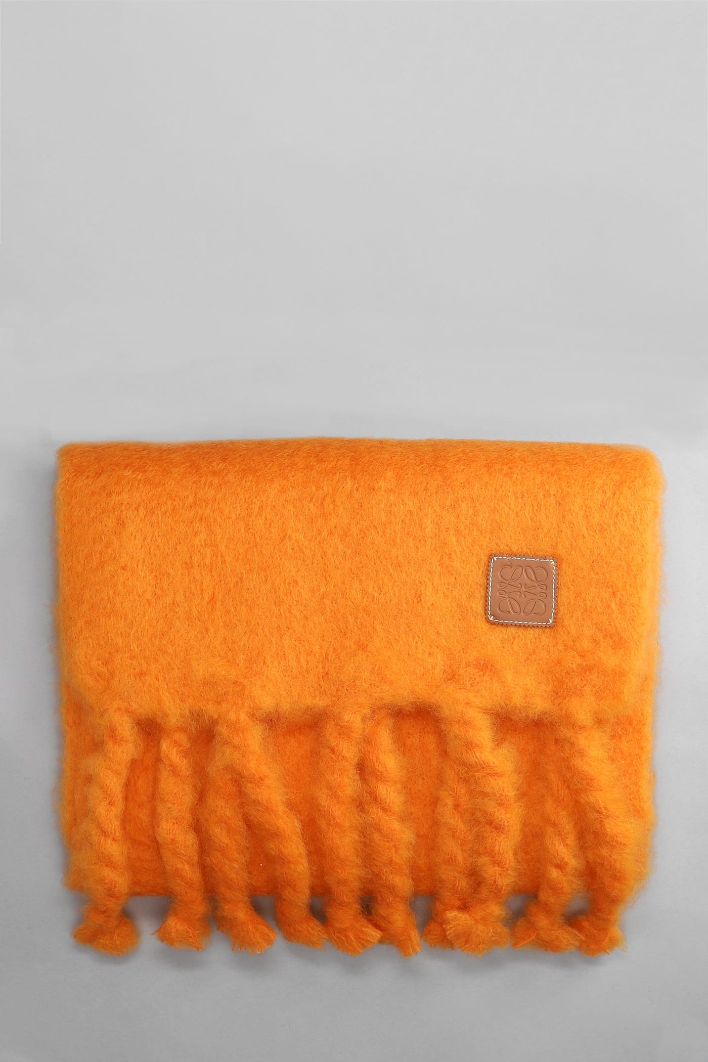 Loewe Scarve In Orange Wool