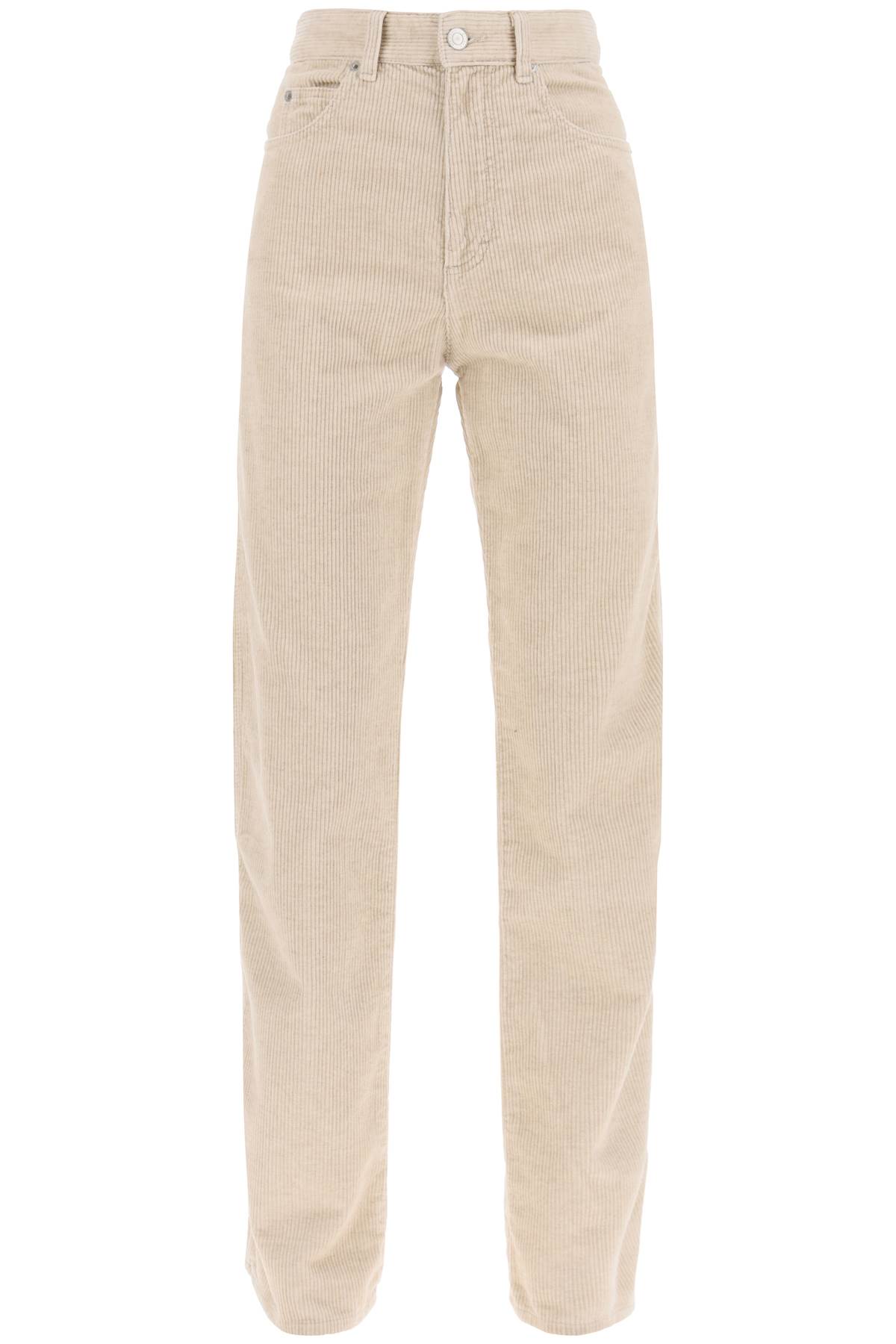 Shop Marant Etoile Rwan Corduroy Pants In Beige