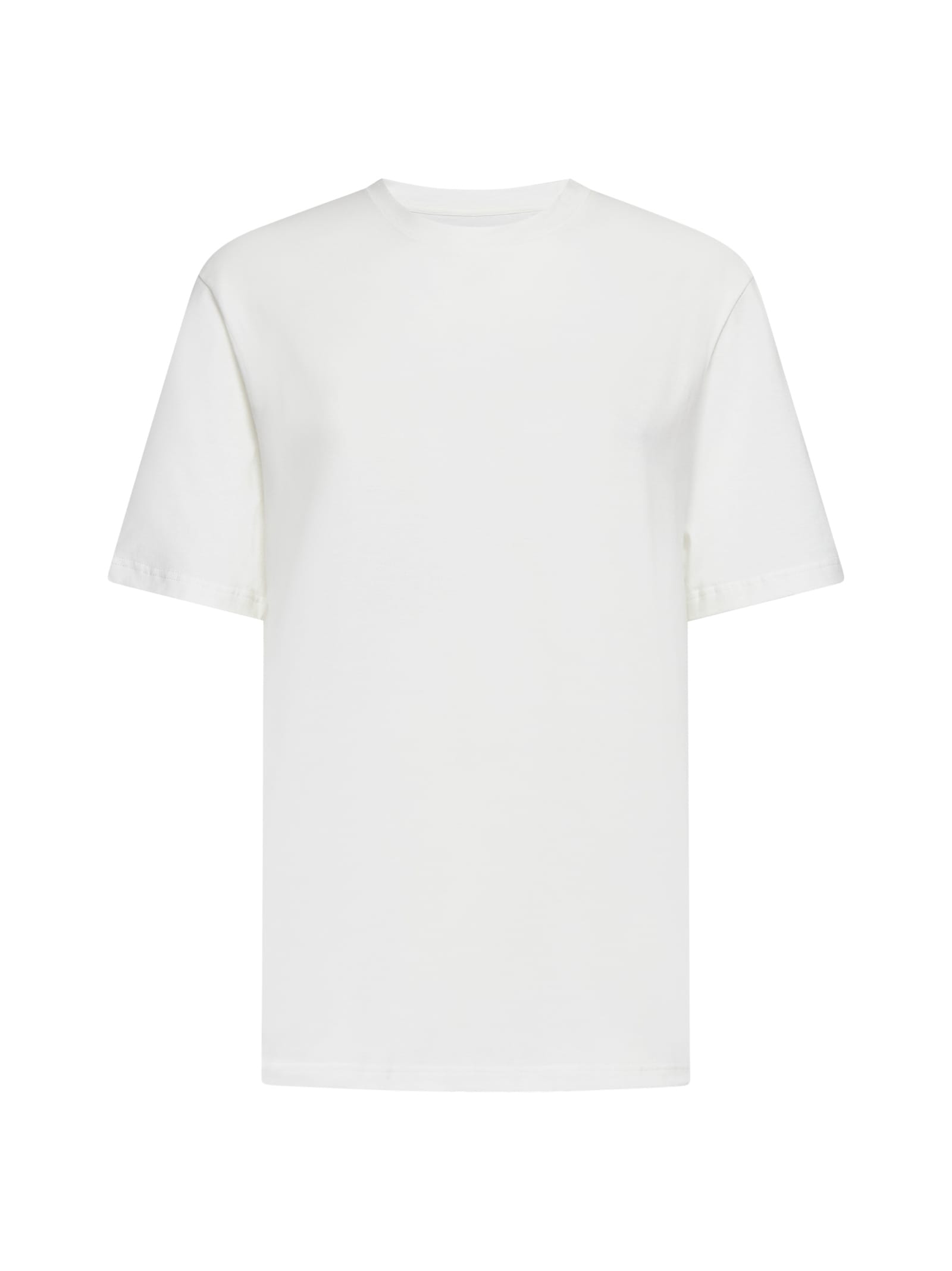 Shop Jil Sander T-shirt In Coconut