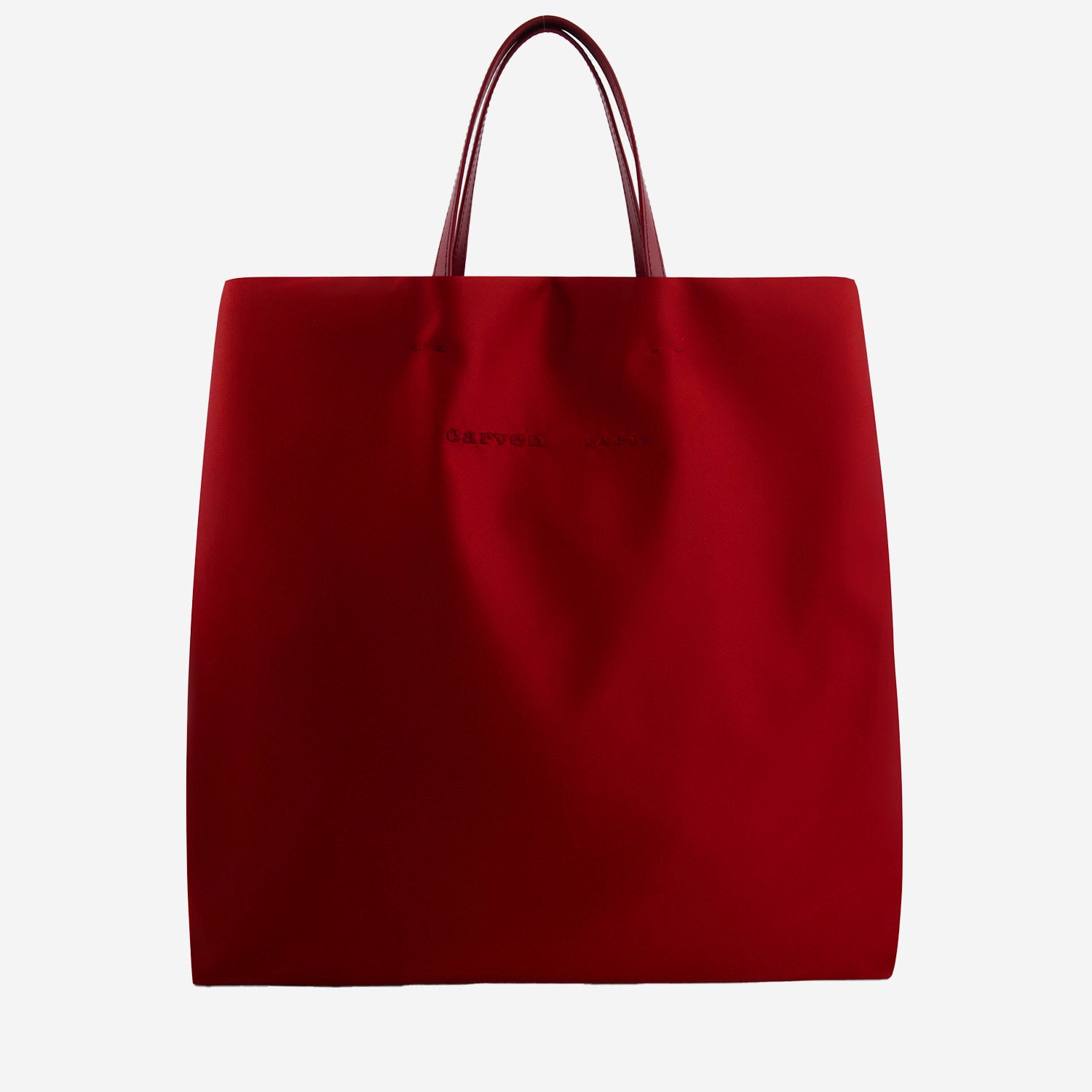 CARVEN SATIN JEANNE TOTE BAG