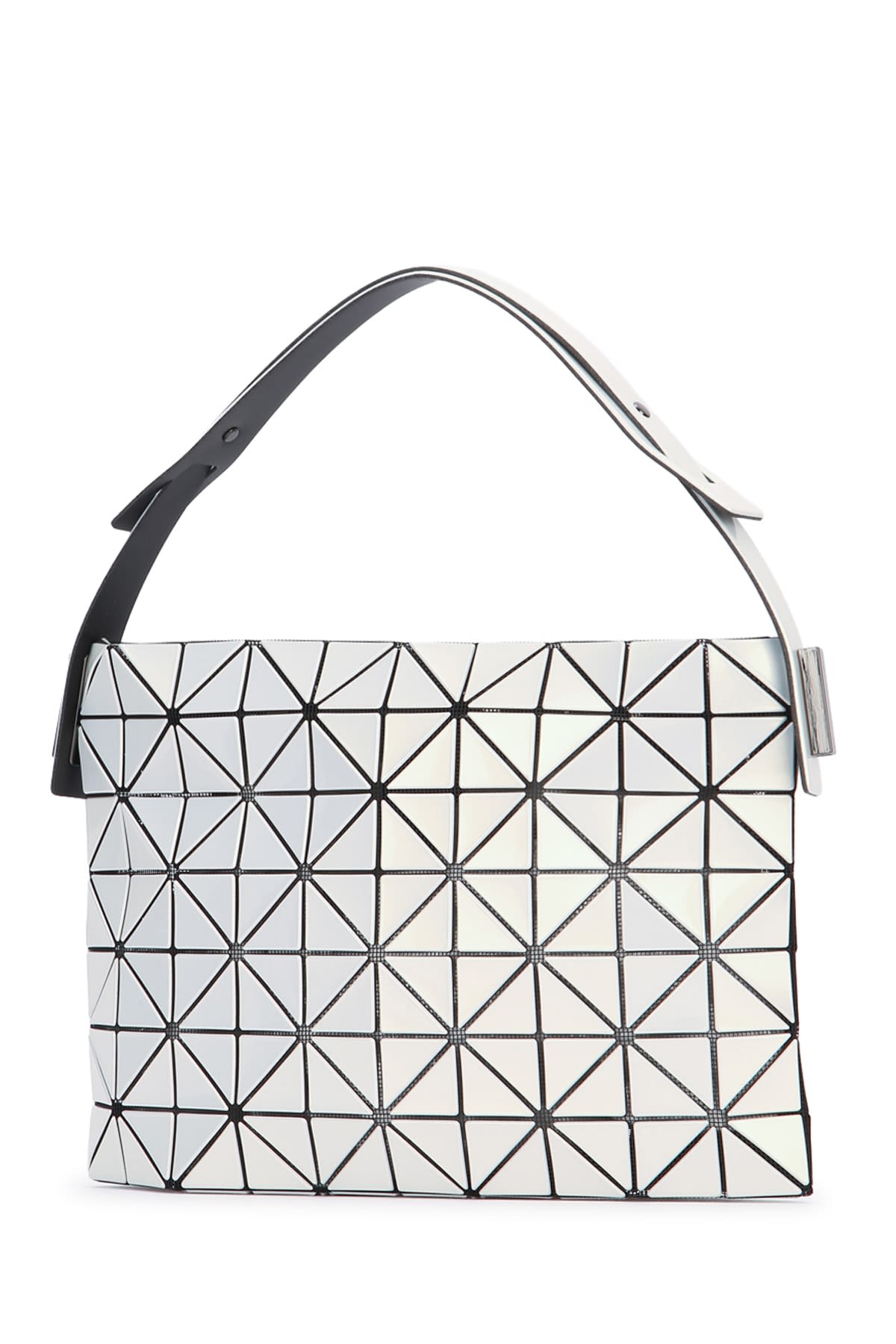 Bao Bao Issey Miyake Geometric-pattern Tote Bag In White