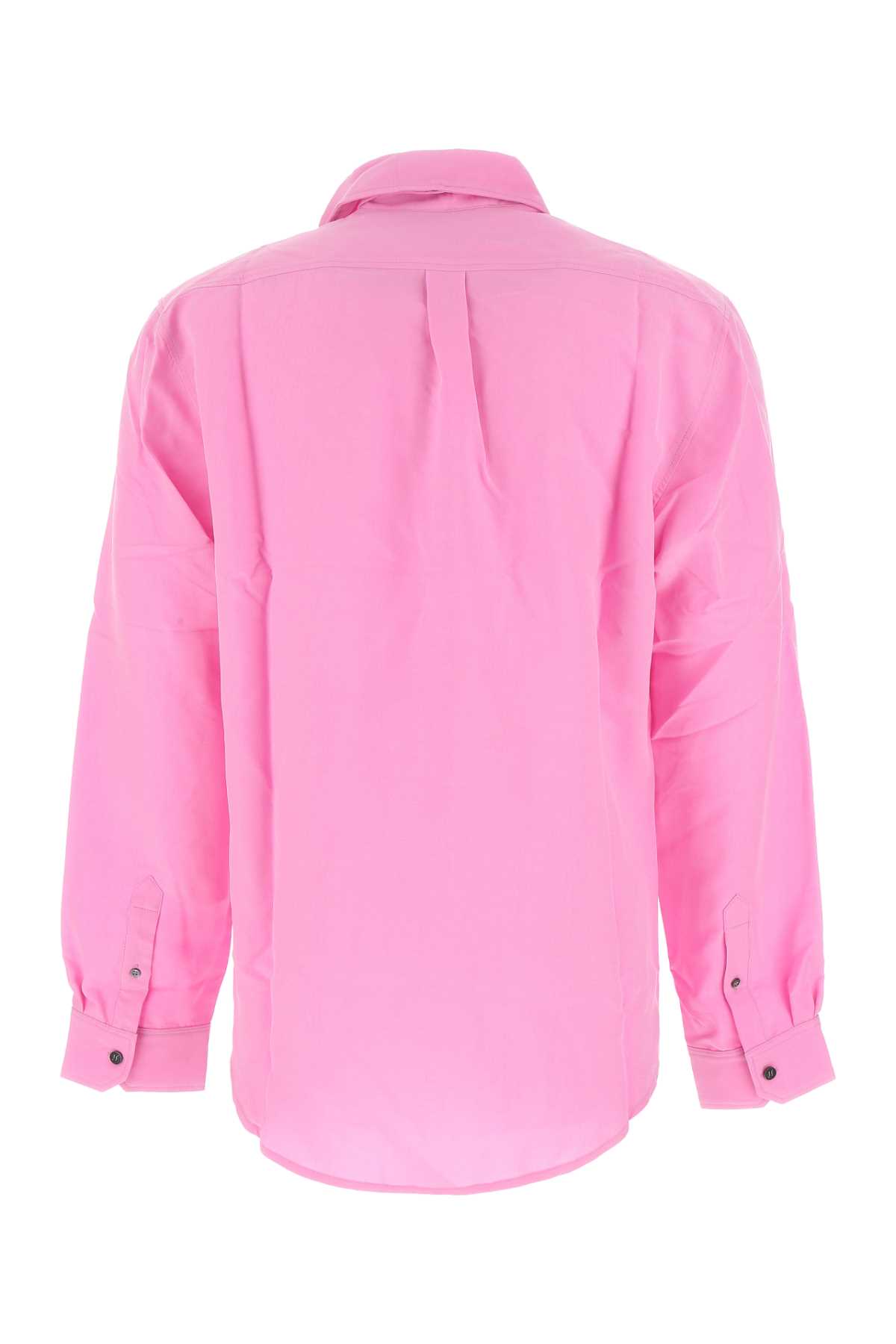 Shop Y/project Pink Cupro Shirt