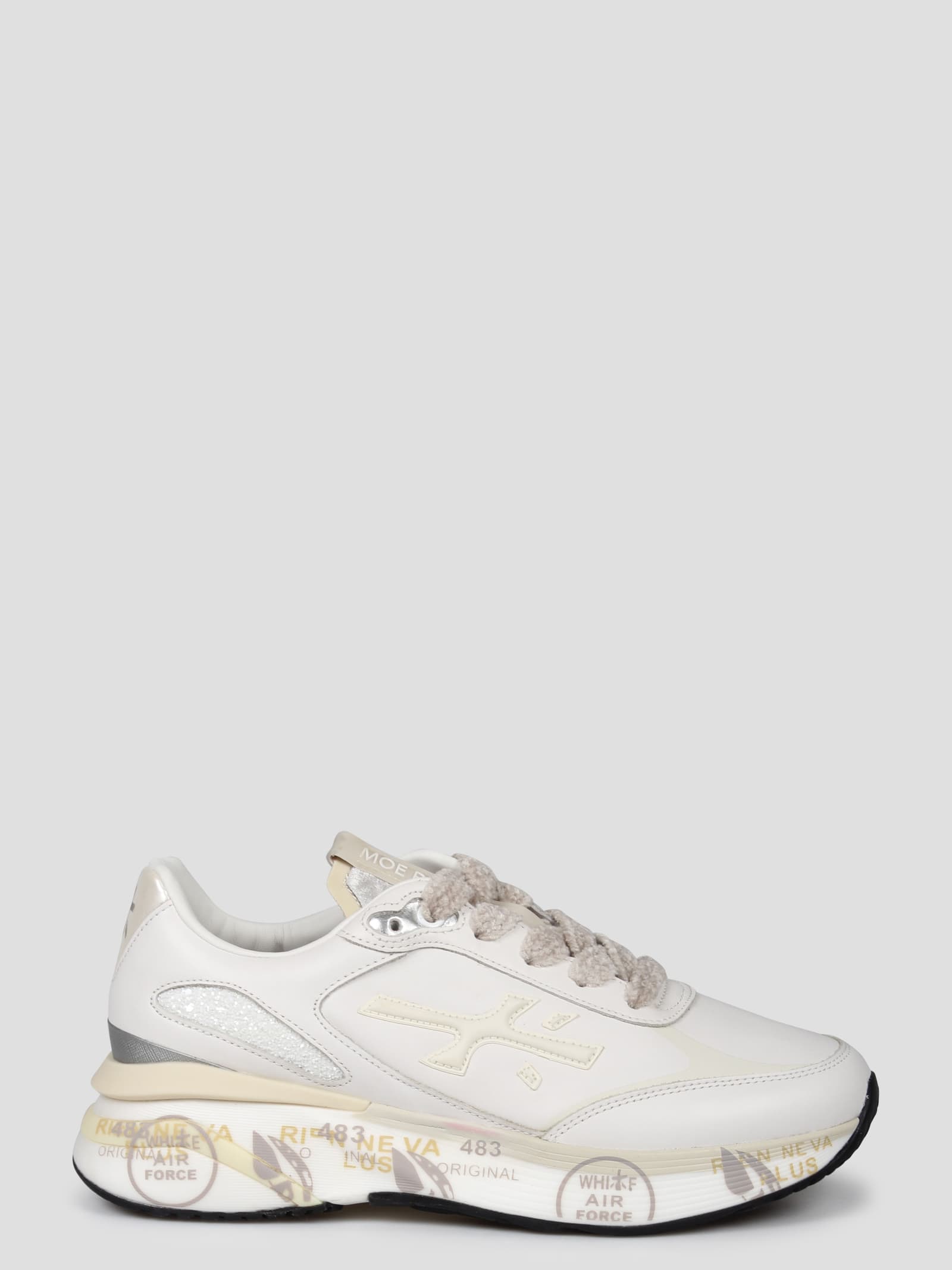 Shop Premiata Timeless Trainers Moerund 6989 In White