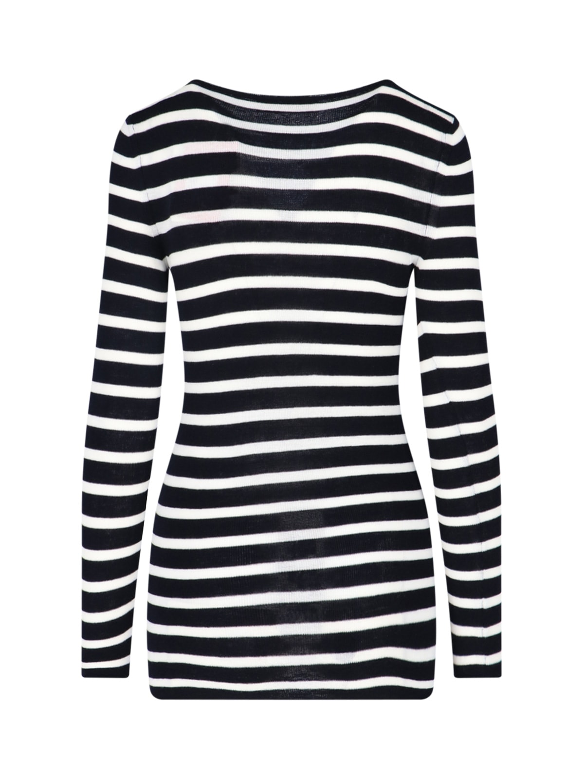 Valentino Striped Intarsia-knit Jumper