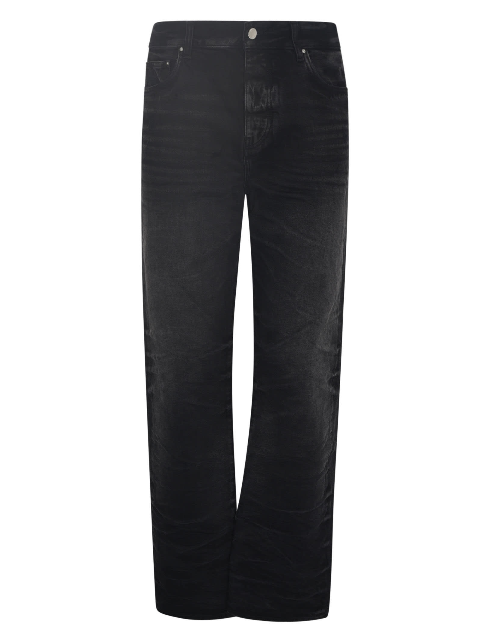 AMIRI STRAIGHT BUTTONED JEANS