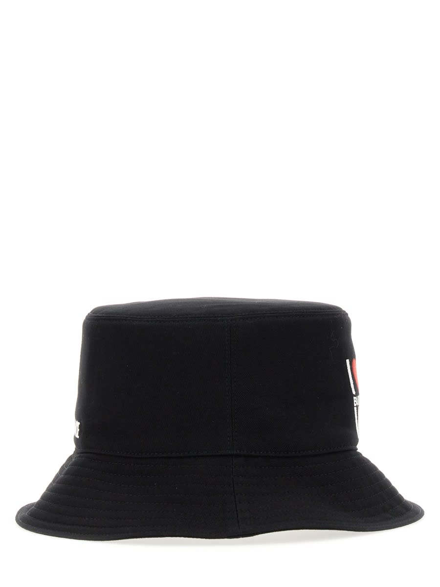 Shop Versace Fisherman Hat I You But... In Black