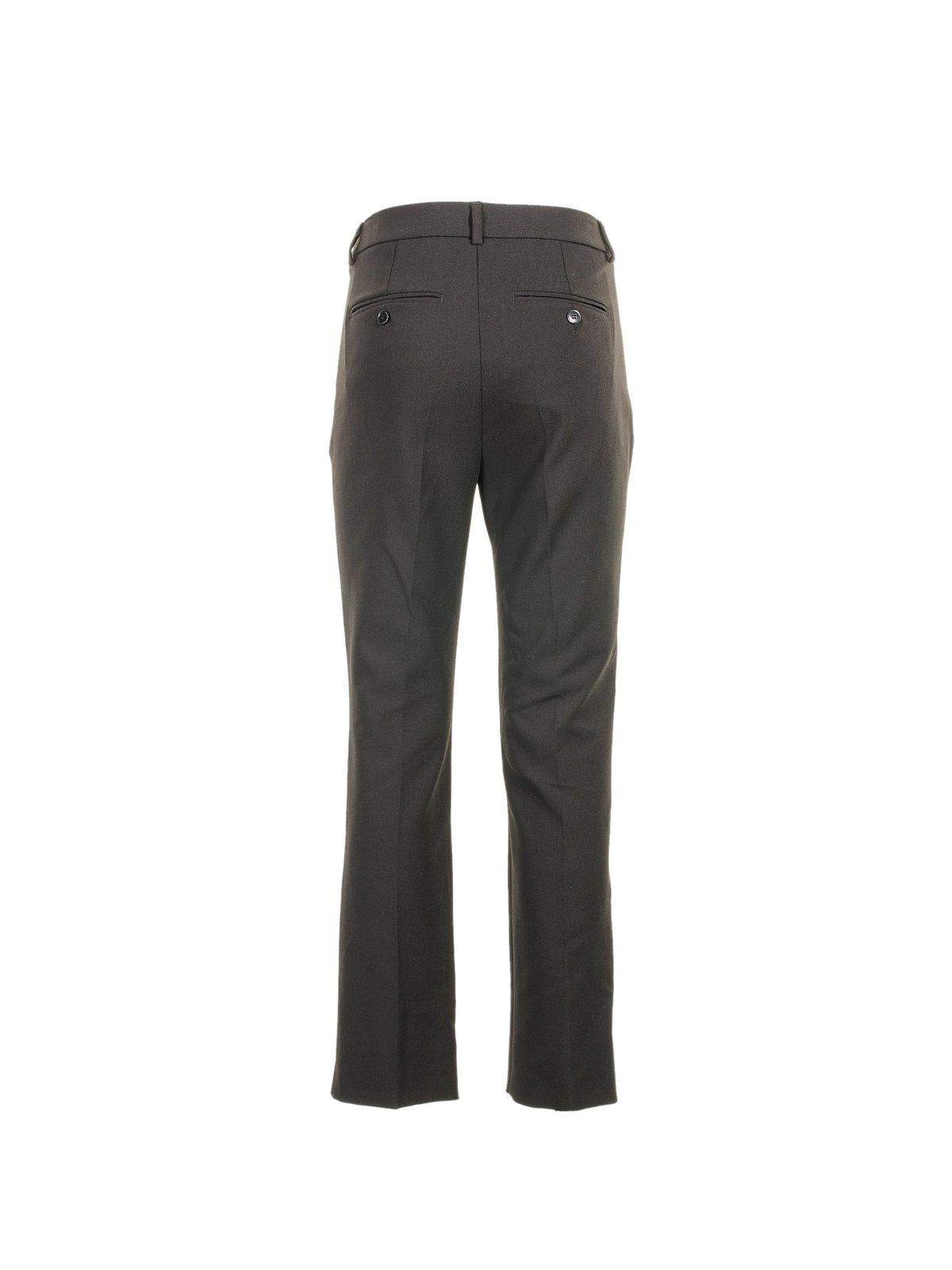 Shop Weekend Max Mara High Waist Straight Leg Pants In Nero