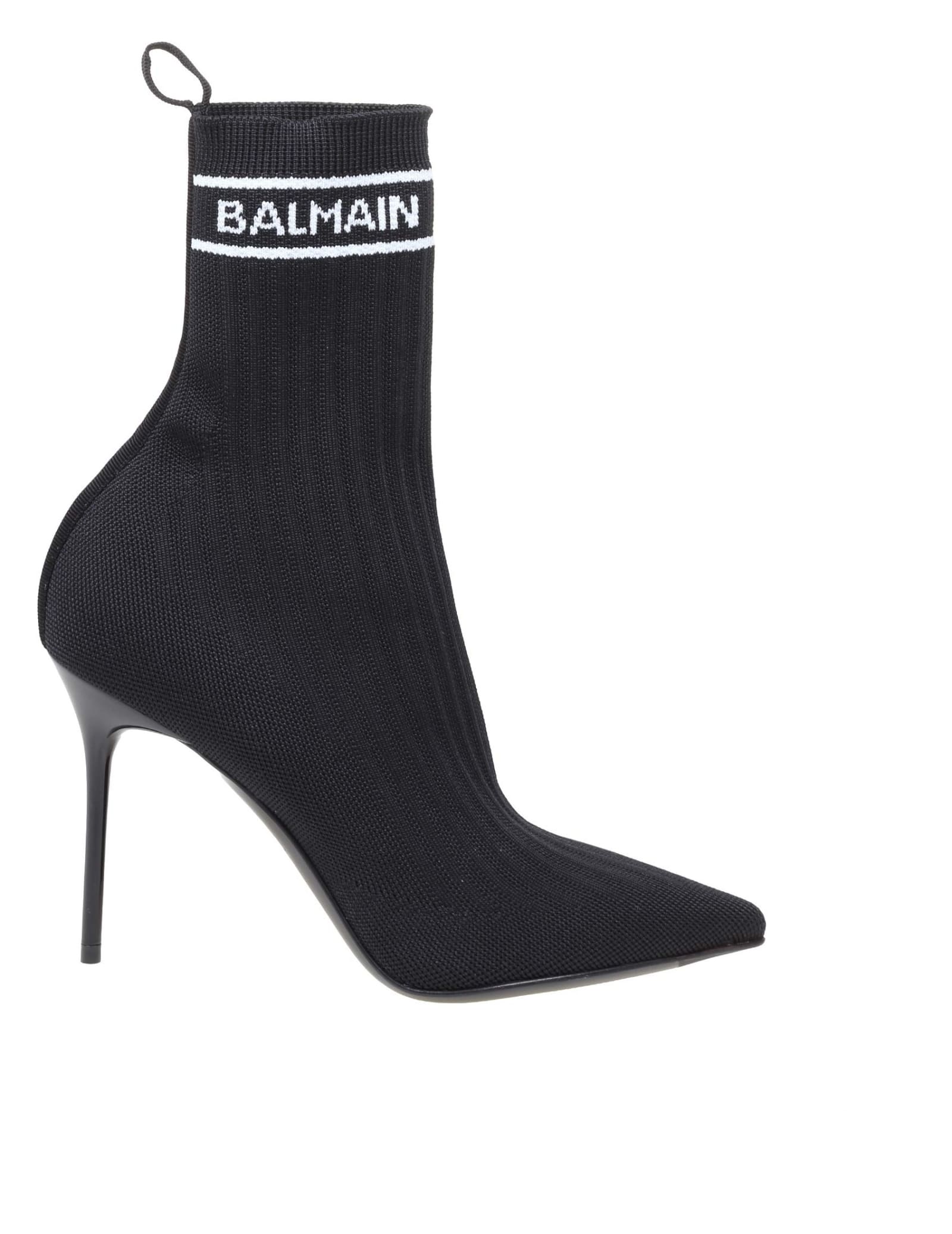 Balmain Ankle Boots Color Black