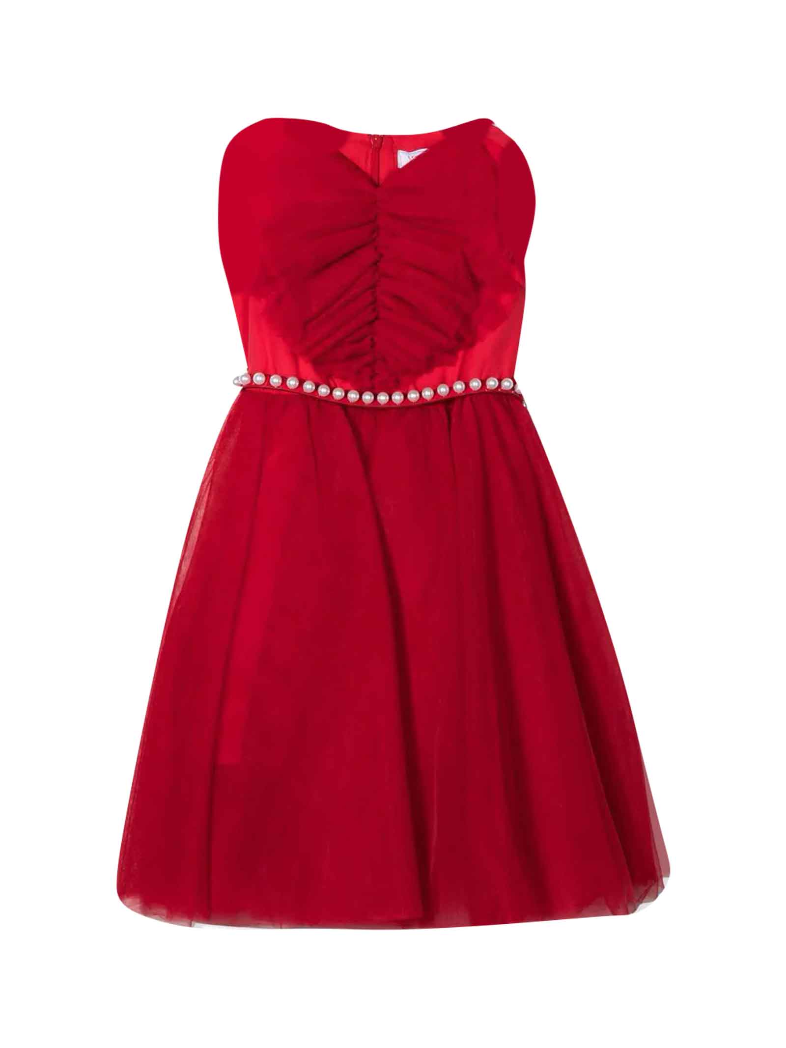 Monnalisa Red Dress Girl