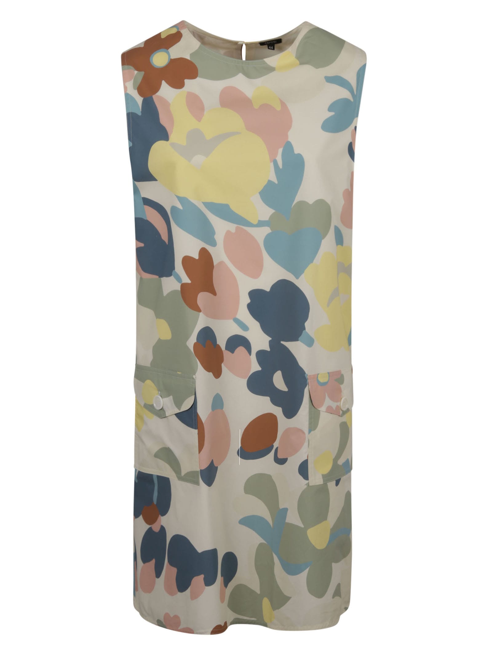 Aspesi Floral Print Sleeveless Dress