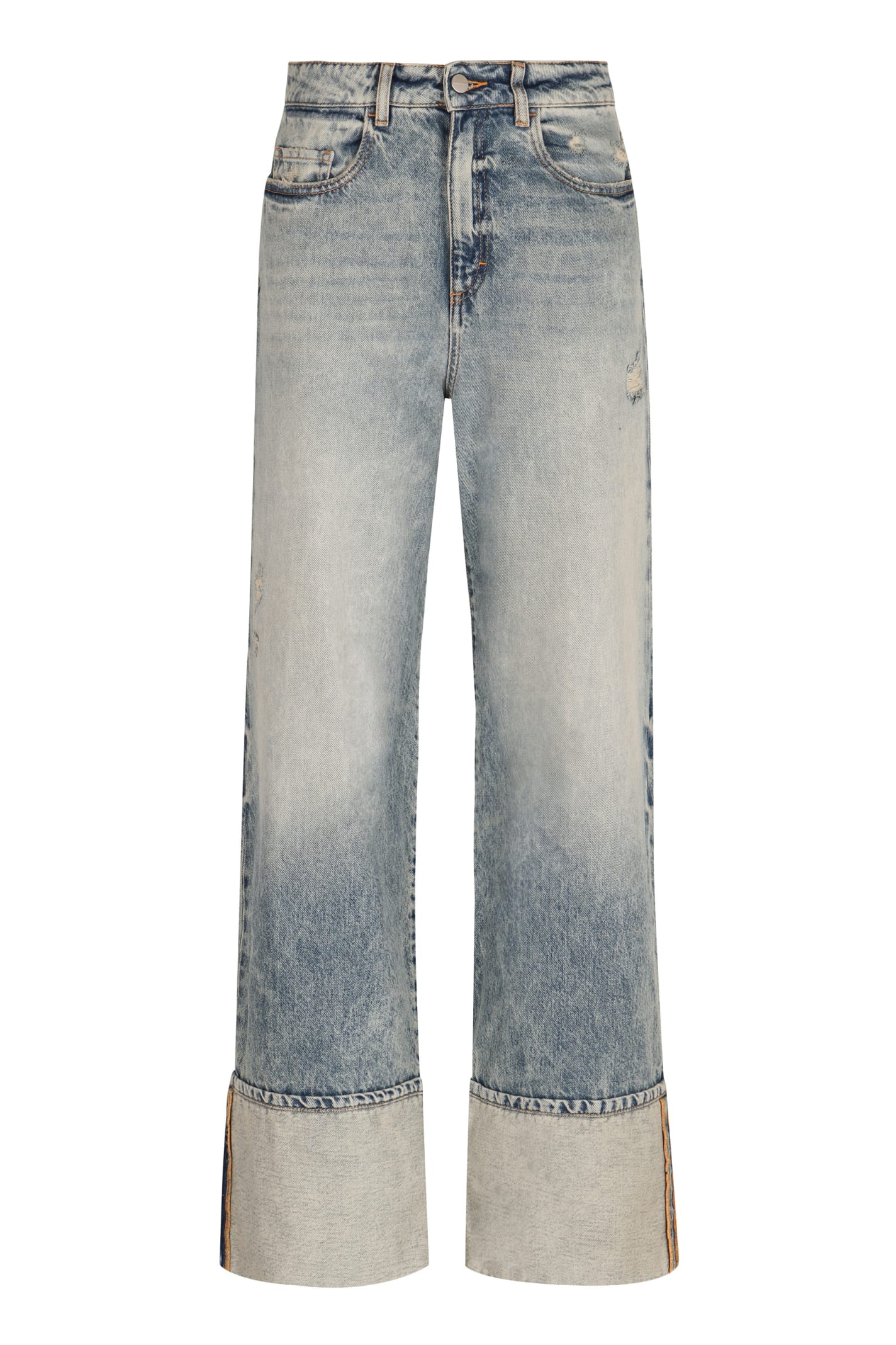 Shop Icon Denim Kiki Wide-leg Jeans In Denim