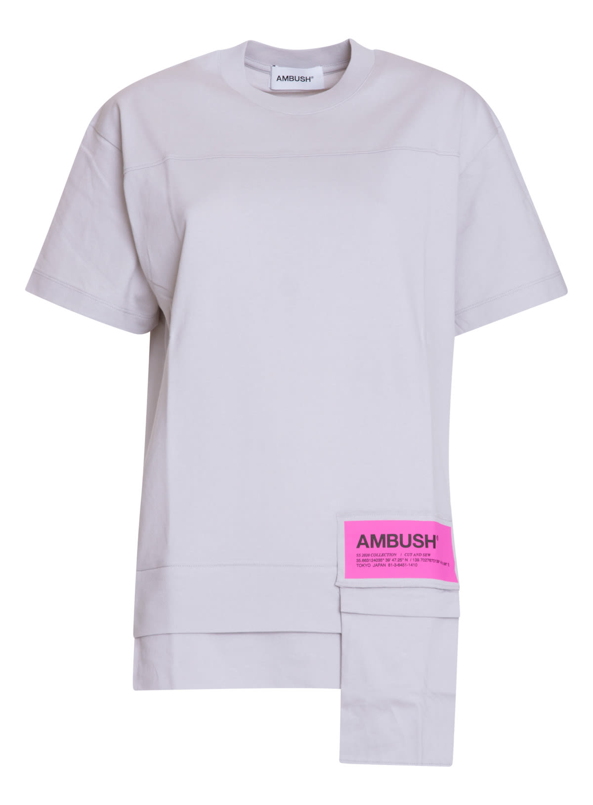 Ambush Patched T-shirt In Grey