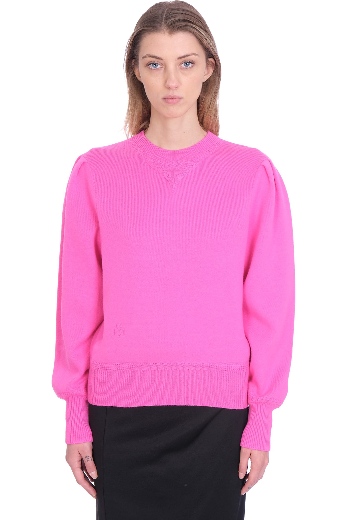 Isabel Marant Étoile Kelaya Knitwear In Rose-pink Wool