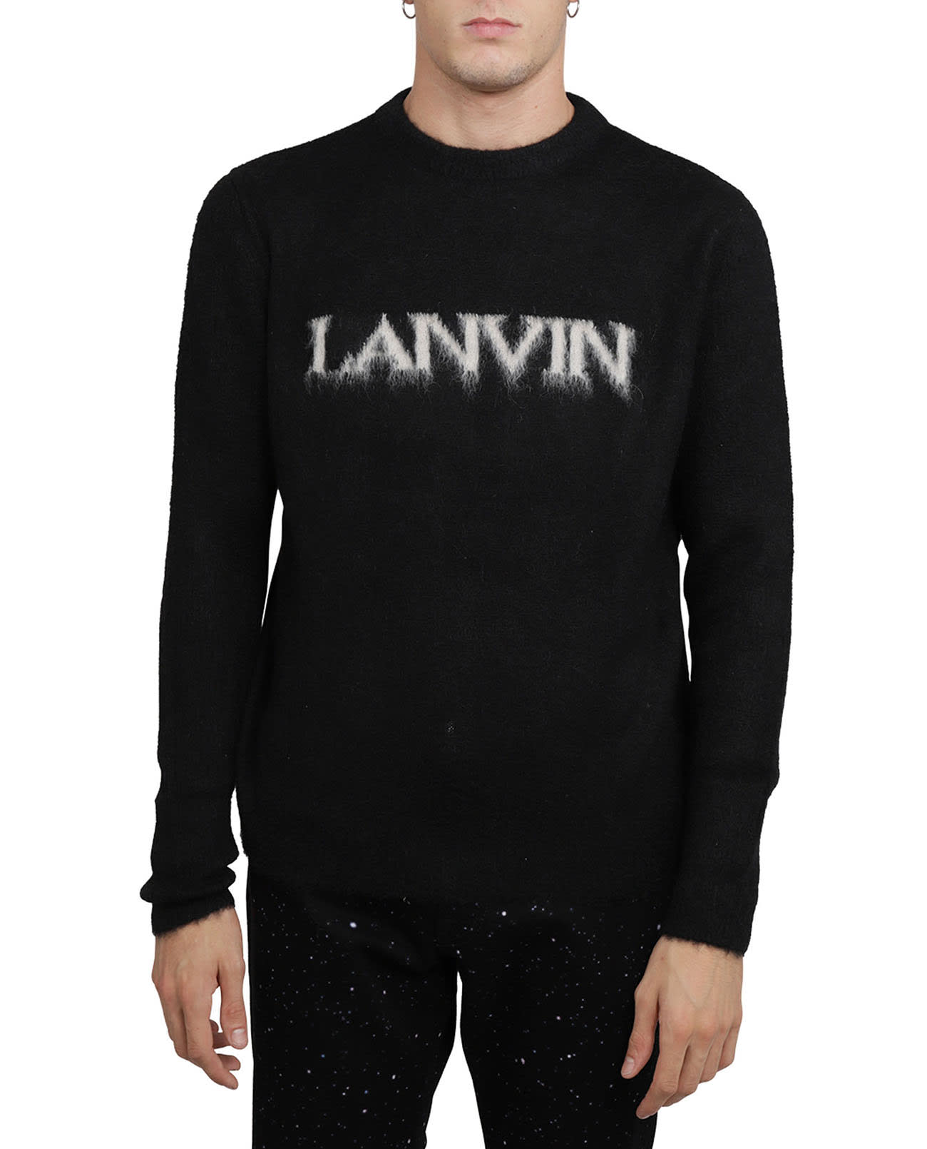 Lanvin Black Logo Sweater