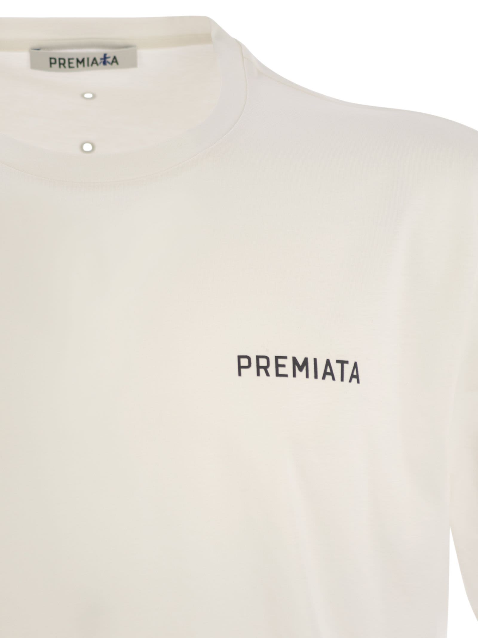 Tシャツ・カットソー PREMIATA SS25 Cotton jersey T-shirt (PA1019 WHITE) Premiata Cotton Jersey T Shirt In White | ModeSens
