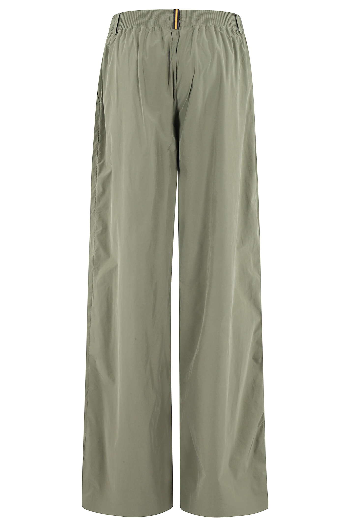 K-way Pigalle Peach In Green Lichen