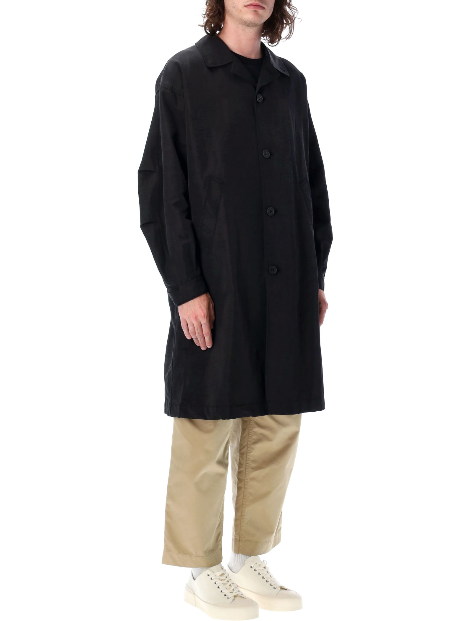 Comme Des Garçons Homme Deux Parka In Navy Green Khaki | ModeSens